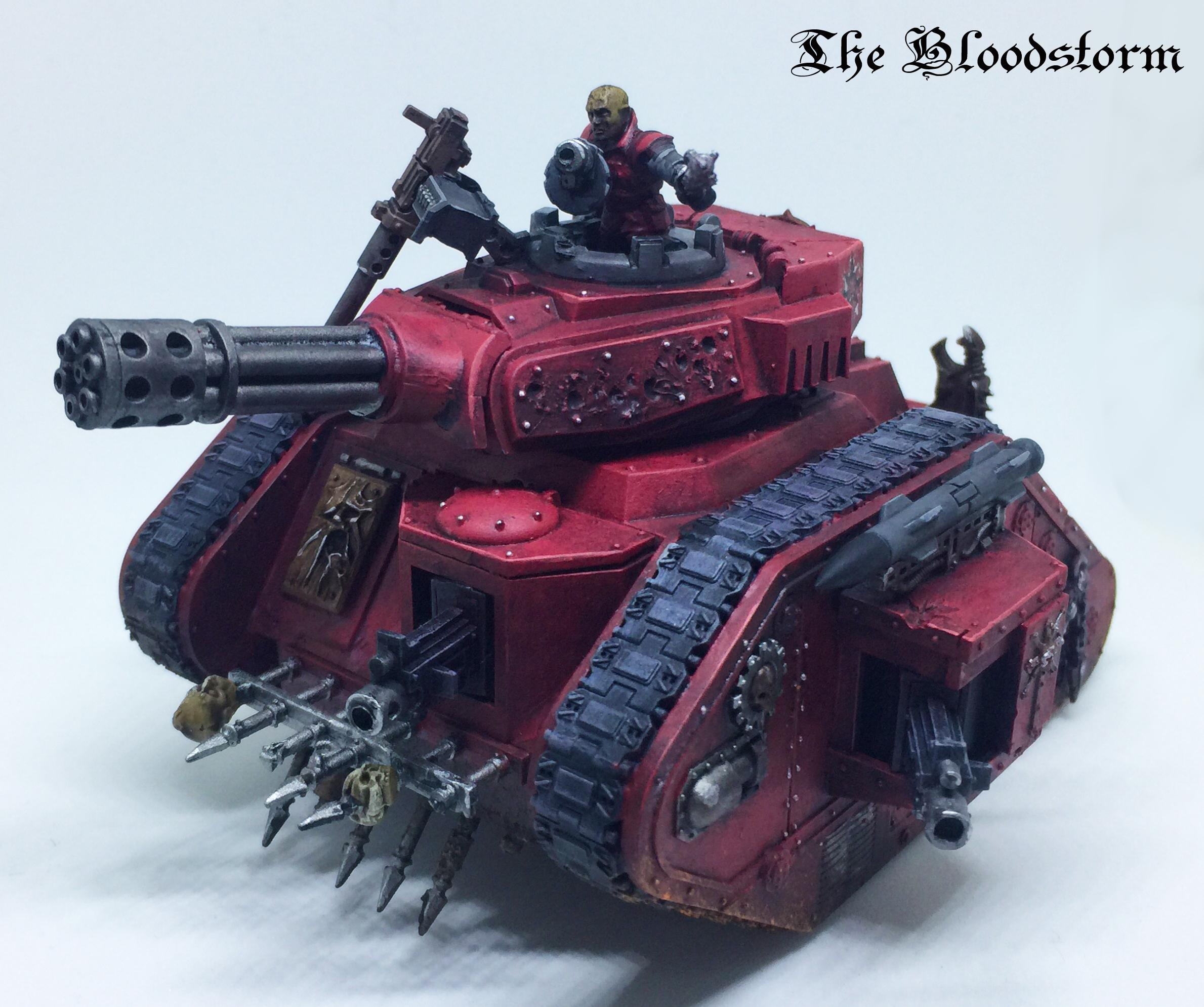 Chaos, Cultists, Khorne, Leman Russ, Renegades, Tank, Warhammer 40,000