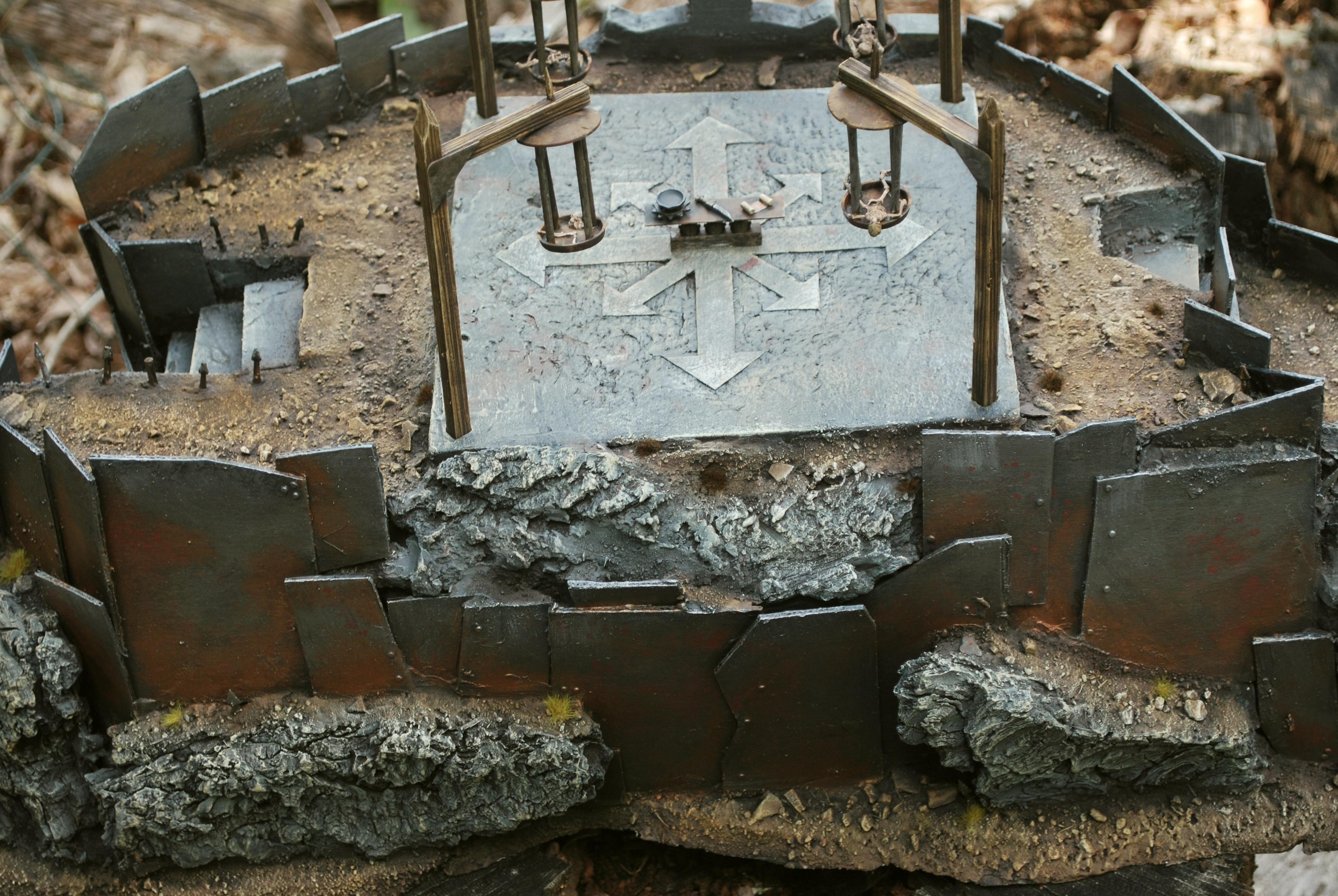 Altar, Chaos, Commission, Custom, Diorama, Handmade, Khorne, Nurgle, Scratch Build, Slaanesh, Temple, Terrain, Tzeentch, Warhammer 40,000