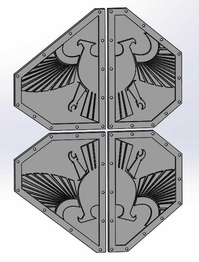 Aquila, Armor, Cad, Extra Armor, Extra Armour, Imperial, Imperium, Rhino, Rhino Armor, Rhino Armour, Shapeways
