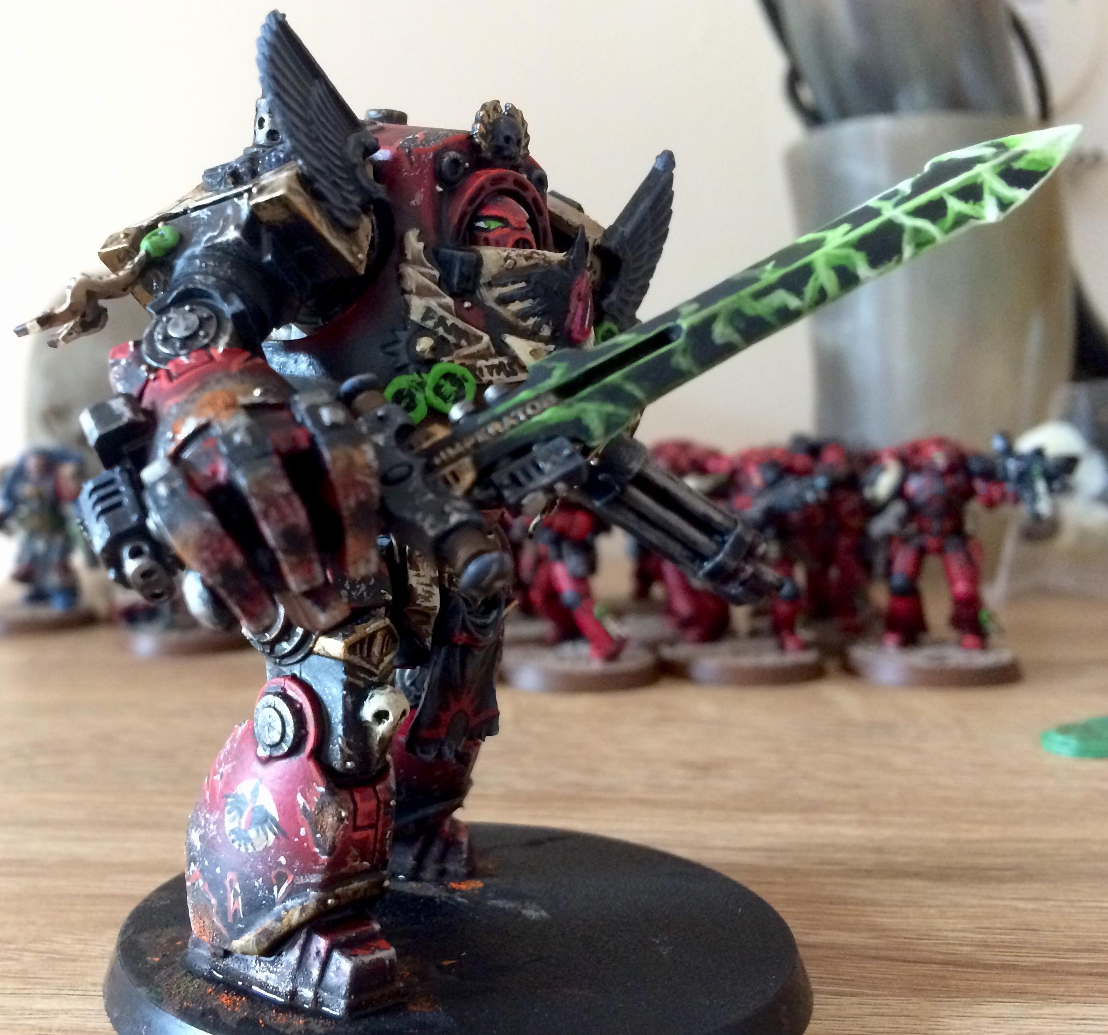 Blending, Blood Ravens, Contemptor, Conversion, Dreadnought, Flyer, Gradient, Kitbash, Space Marines, Stormraven, Weathered