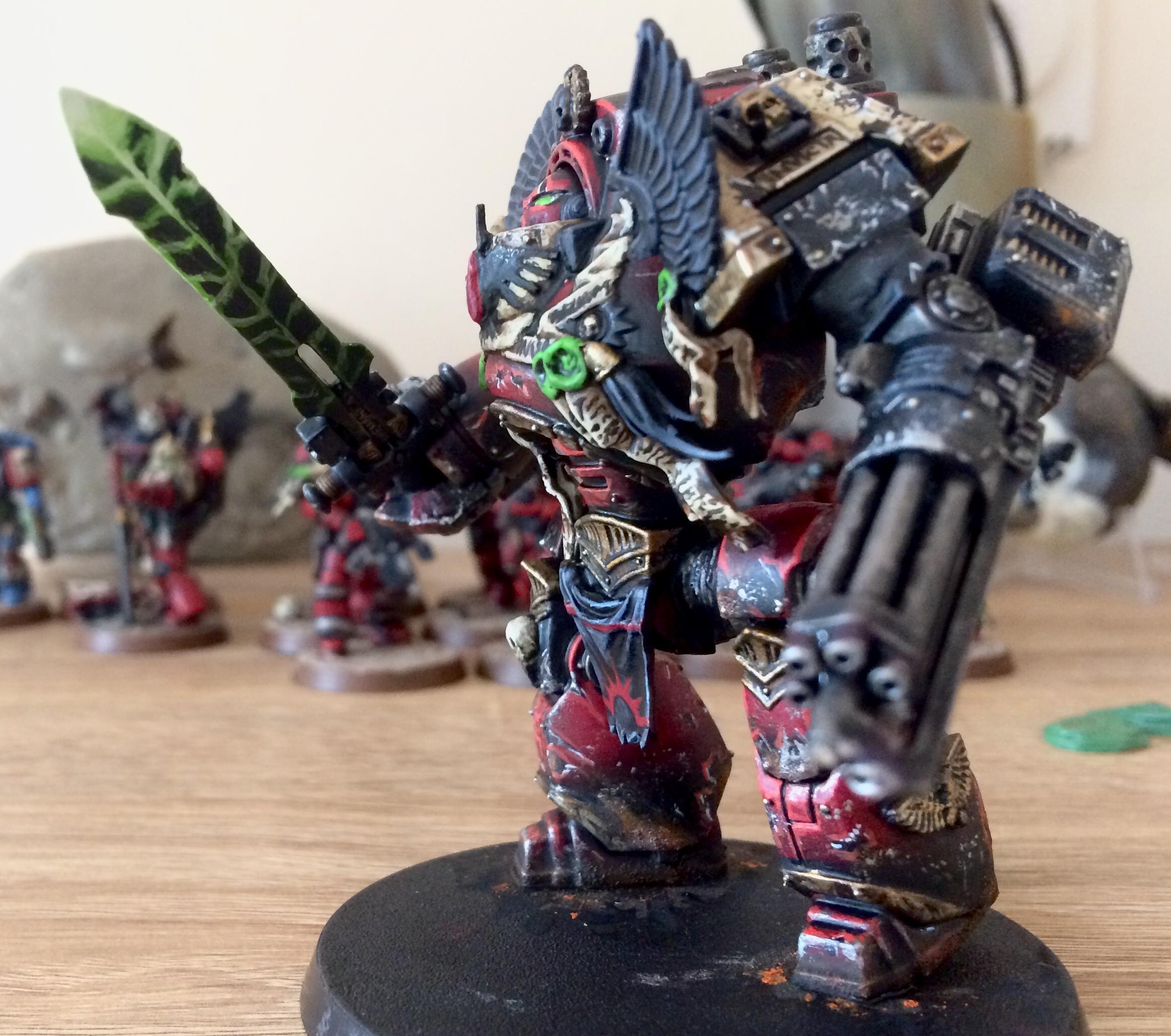 Blending, Blood Ravens, Contemptor, Conversion, Dreadnought, Flyer, Gradient, Kitbash, Space Marines, Stormraven, Weathered