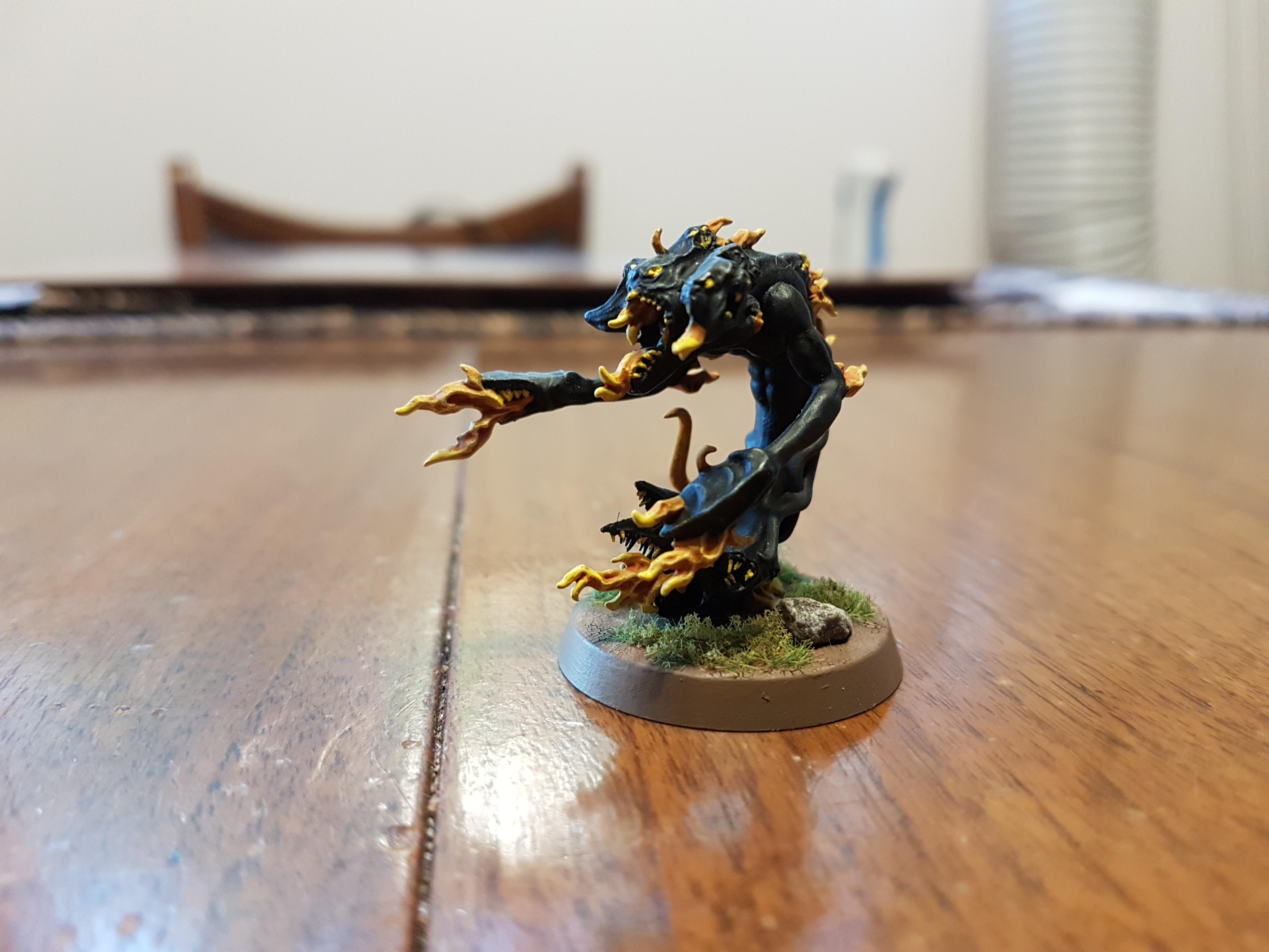 Black, Daemons, Daemons Of Chaos, Daemons Of Tzeentch, Fire, Flamers, Shadow, Tzeentch