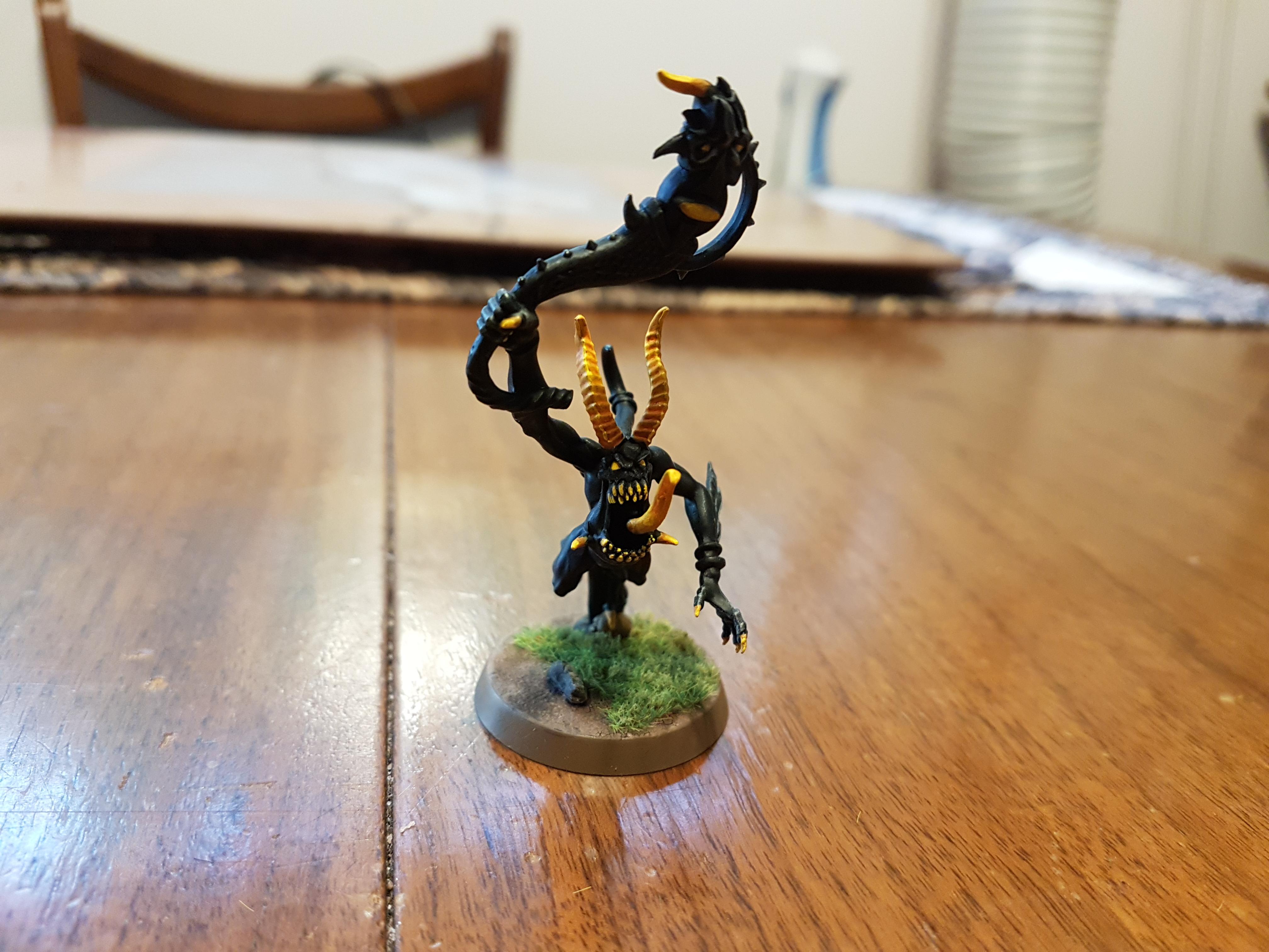 Black, Daemons, Daemons Of Chaos, Daemons Of Tzeentch, Pink Horror, Shadow, Tzeentch