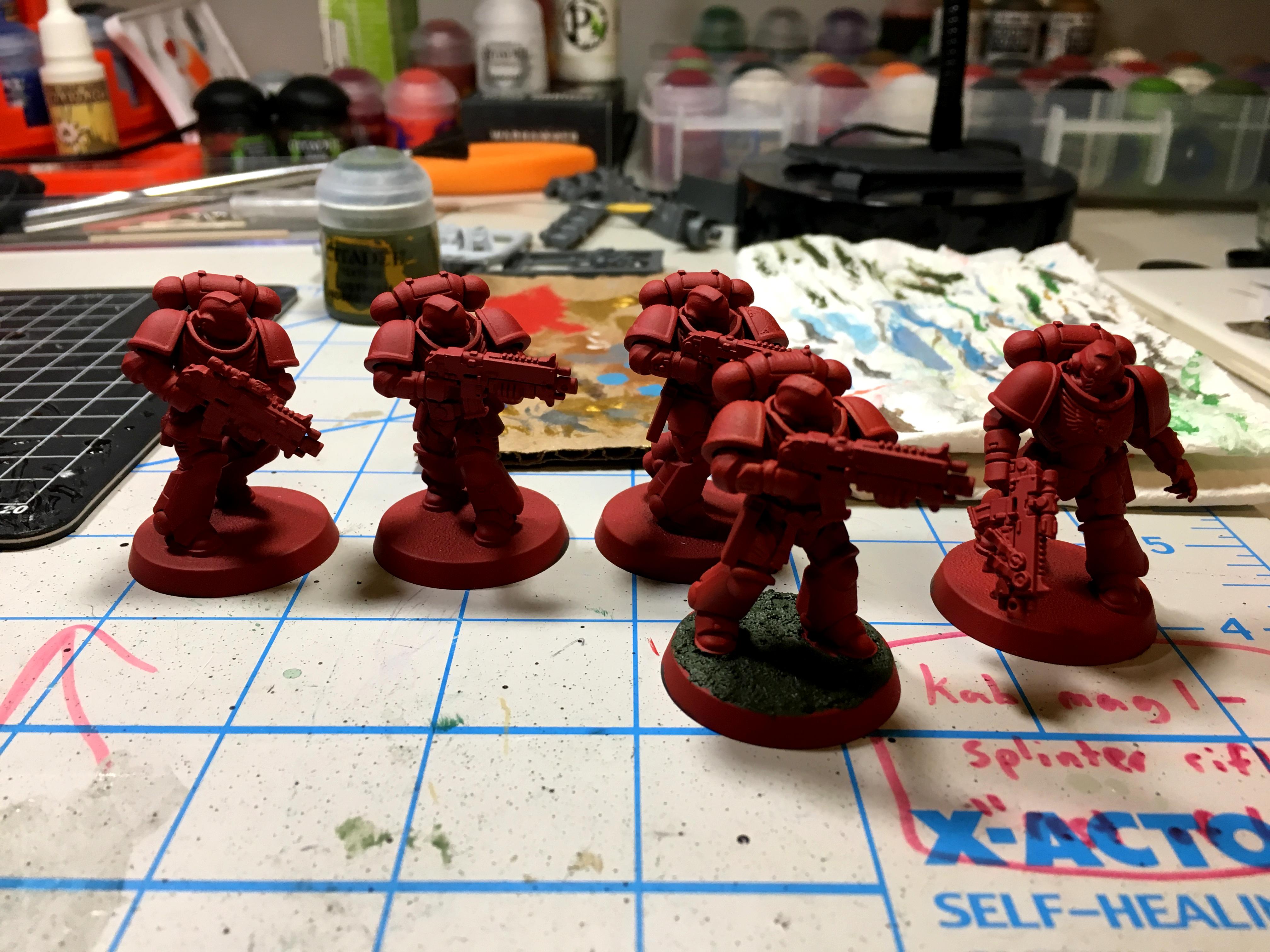 Blood Angels, Warhammer 40,000, Work In Progress