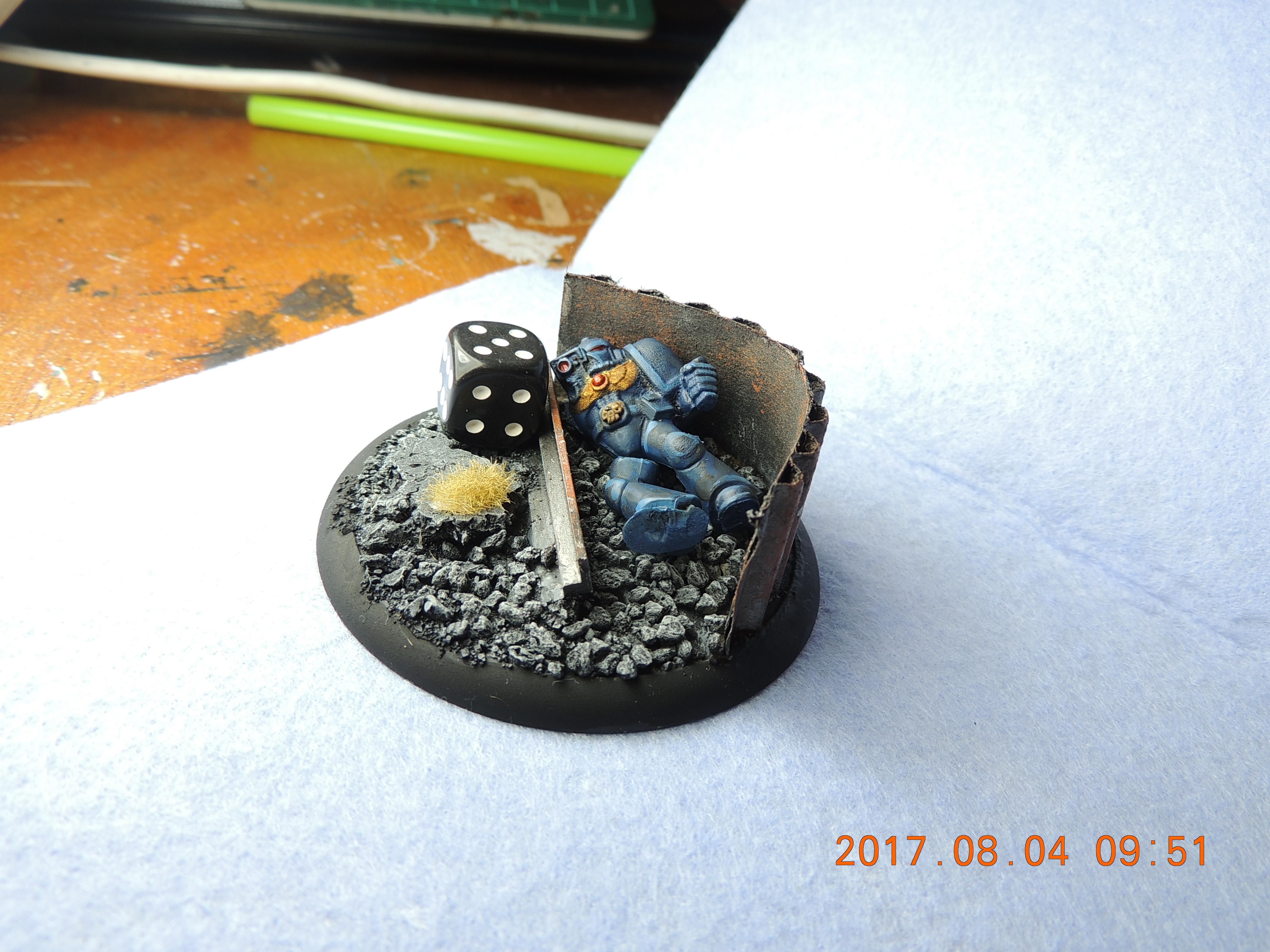 Casualty, Objective Marker, Space Marines