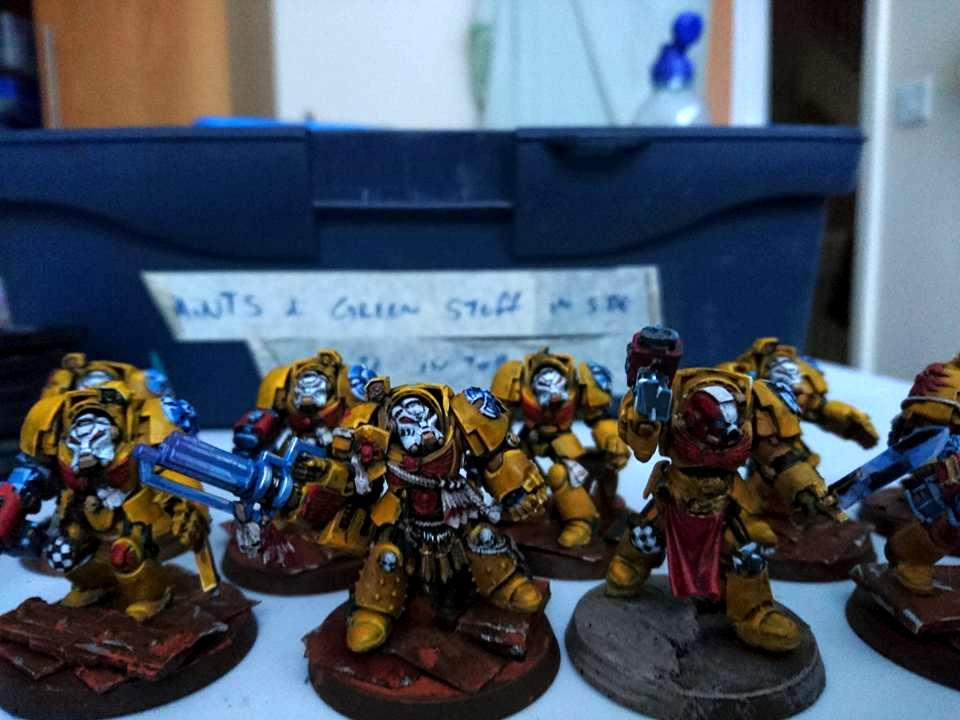 Cape, Conversion, Imperial Fists, Space Marines, Terminator Armor