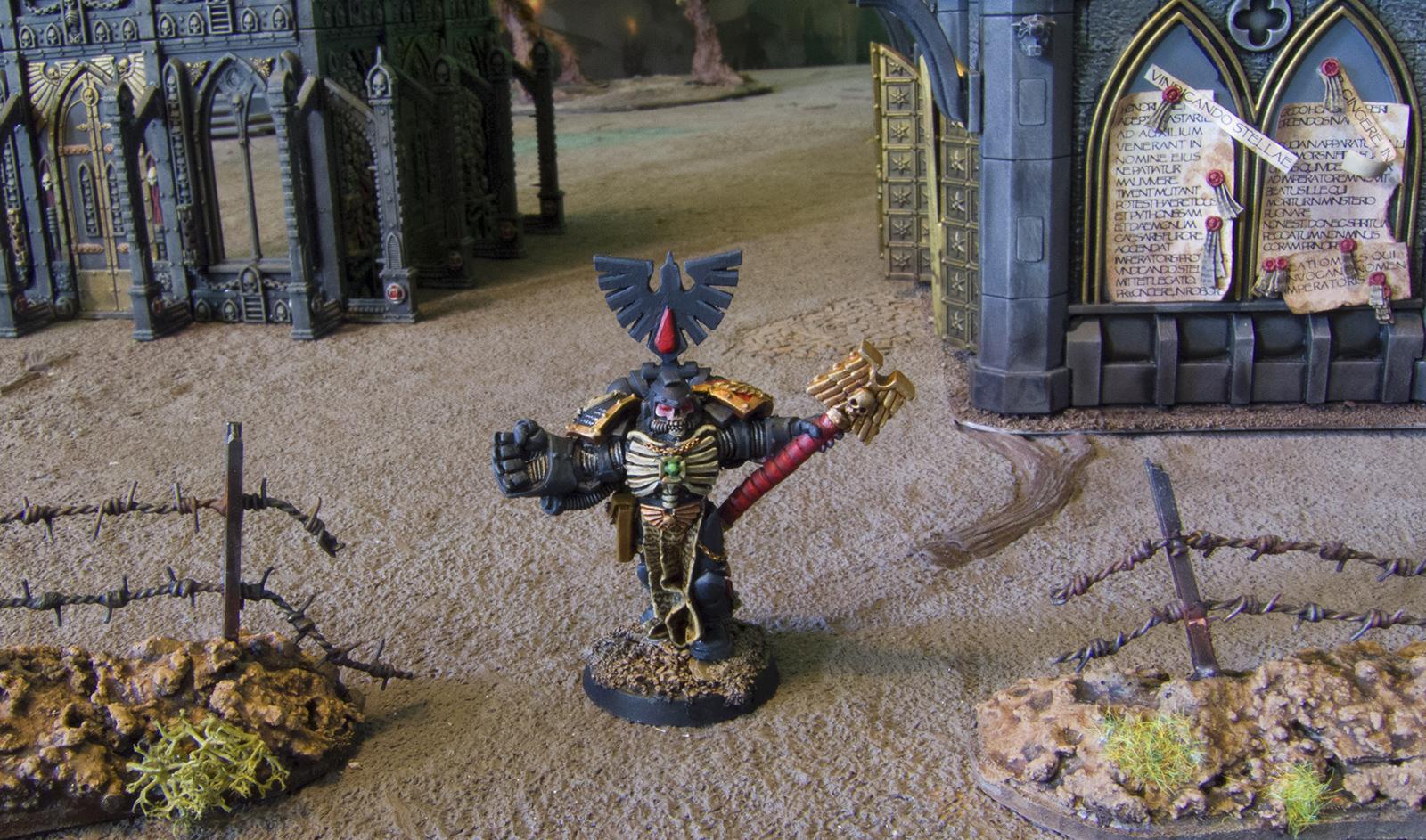 Blood Ravens, Chaplain, Power Fist, Space Marines