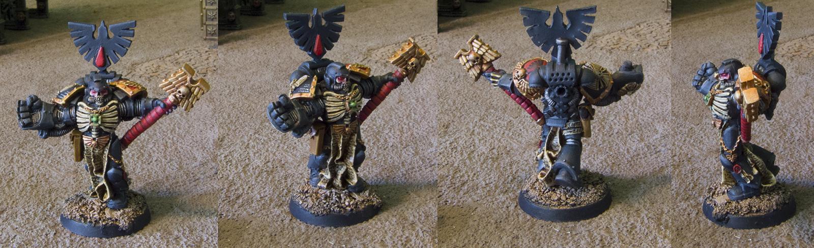 Blood Ravens, Chaplain, Power Fist, Space Marines