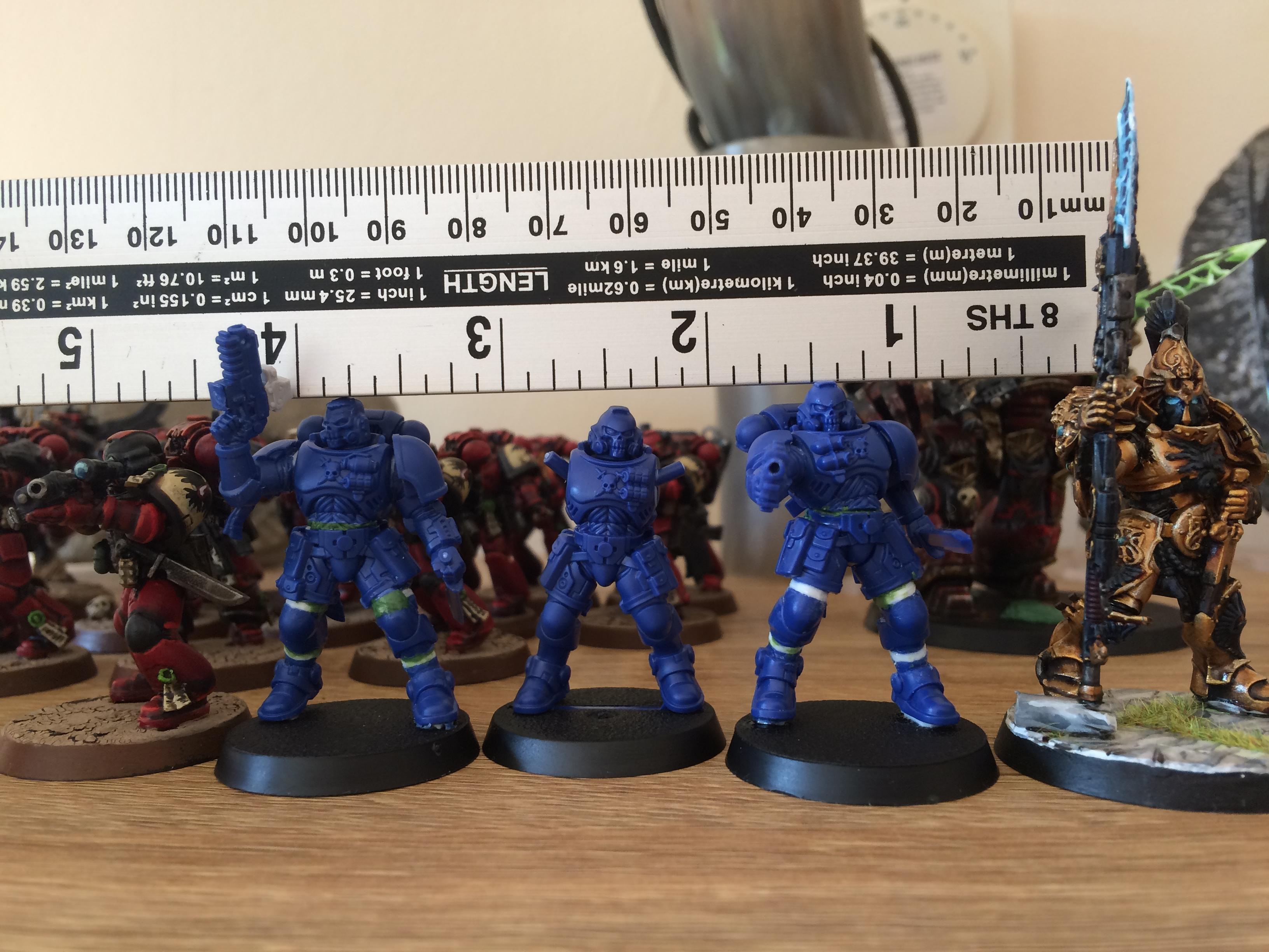 Conversion, Primaris, Reivers, Space Marines, True-scale