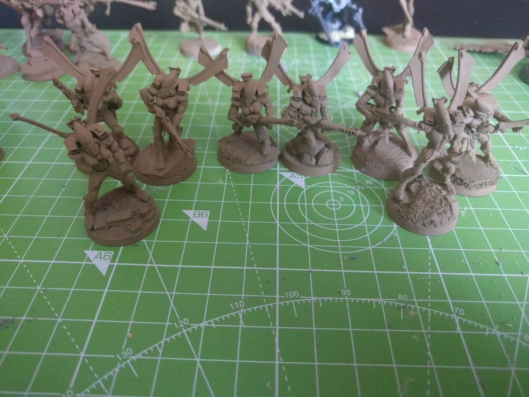 Shard carbines and 2 models which are magnetised special weps