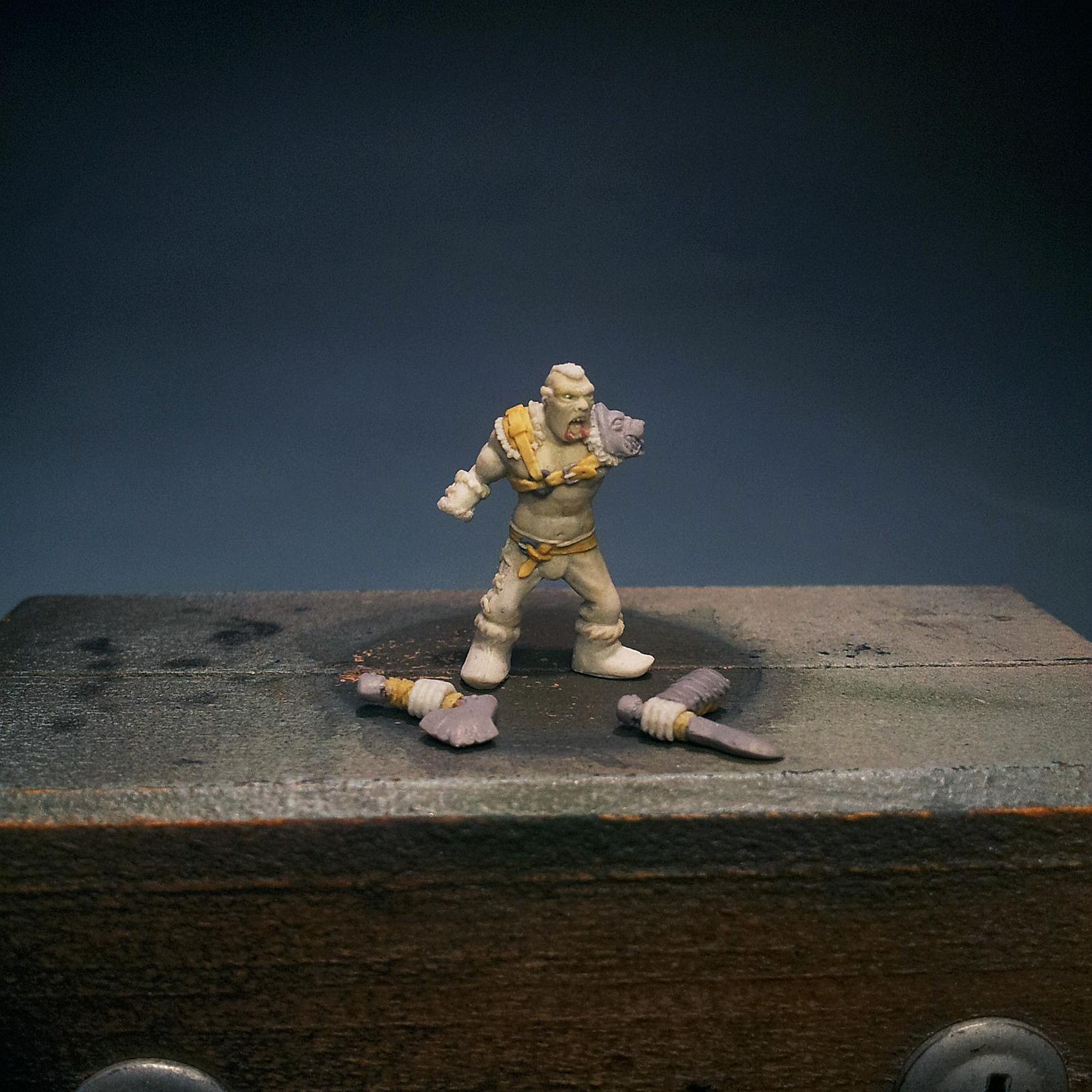 1/100 Scale, Handmade, Magicsculpt, My Way Miniatures, Myway, Orcs, Sculpting