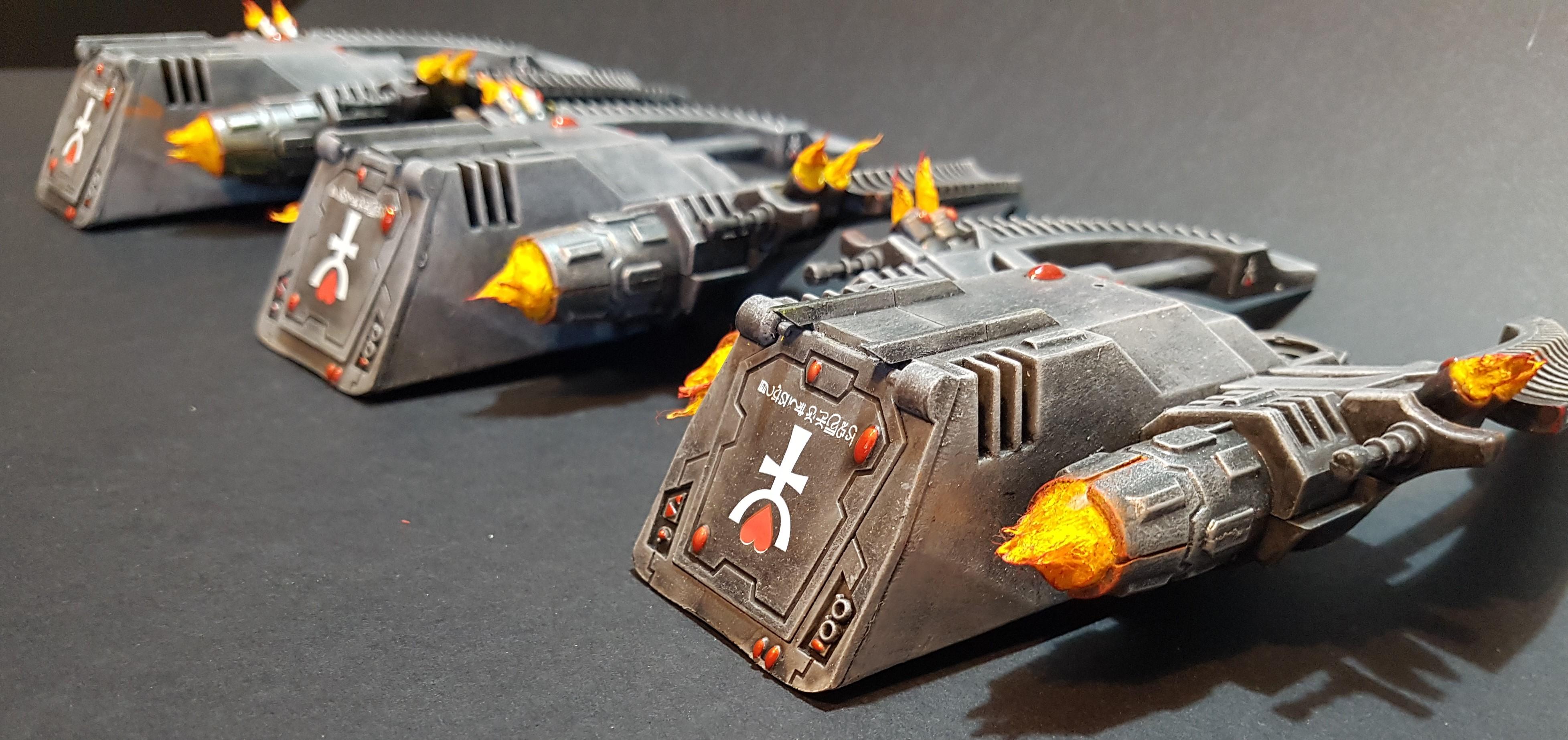 Eldar, Flames, Jet Engine, Wave Serpent