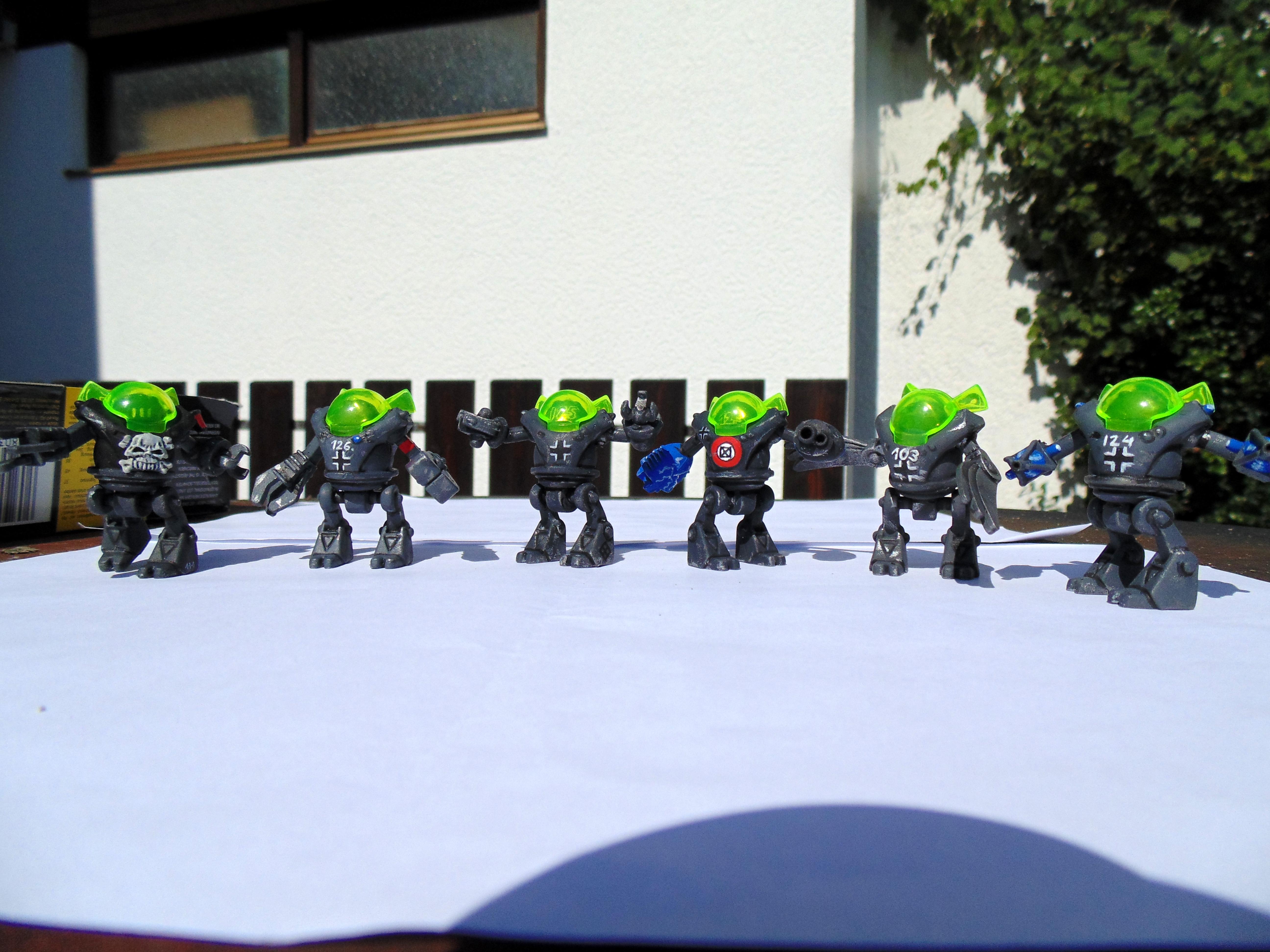 &uuml;-ei, America, Army, Comparison, Conversion, Dreadnought, Dust, Germans, Japanese, Military, Robot, Russians, Size, Tactics, Walker, Work In Progress, World War 2