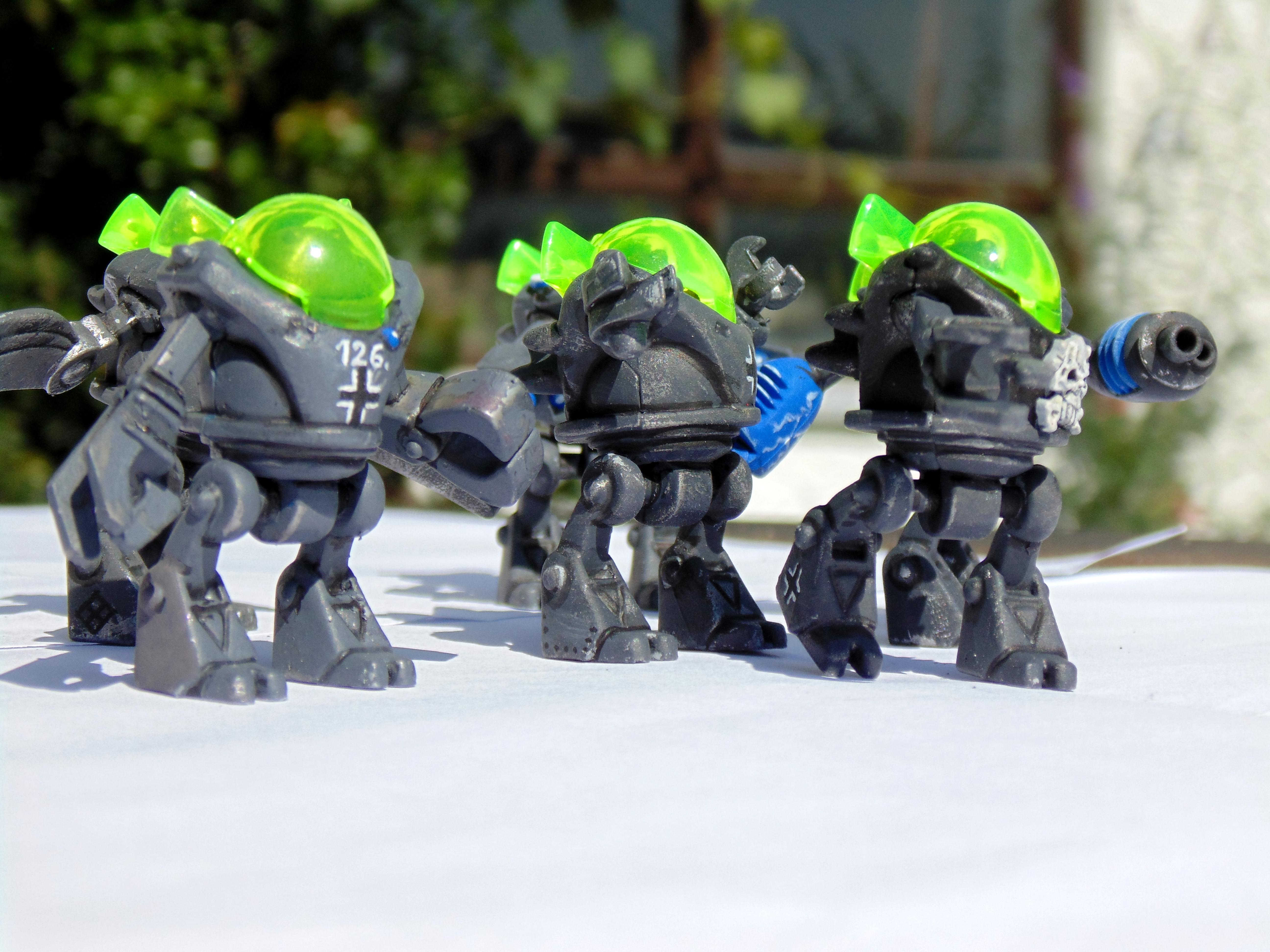 &uuml;-ei, America, Army, Comparison, Conversion, Dreadnought, Dust, Germans, Japanese, Military, Robot, Russians, Size, Tactics, Walker, Work In Progress, World War 2