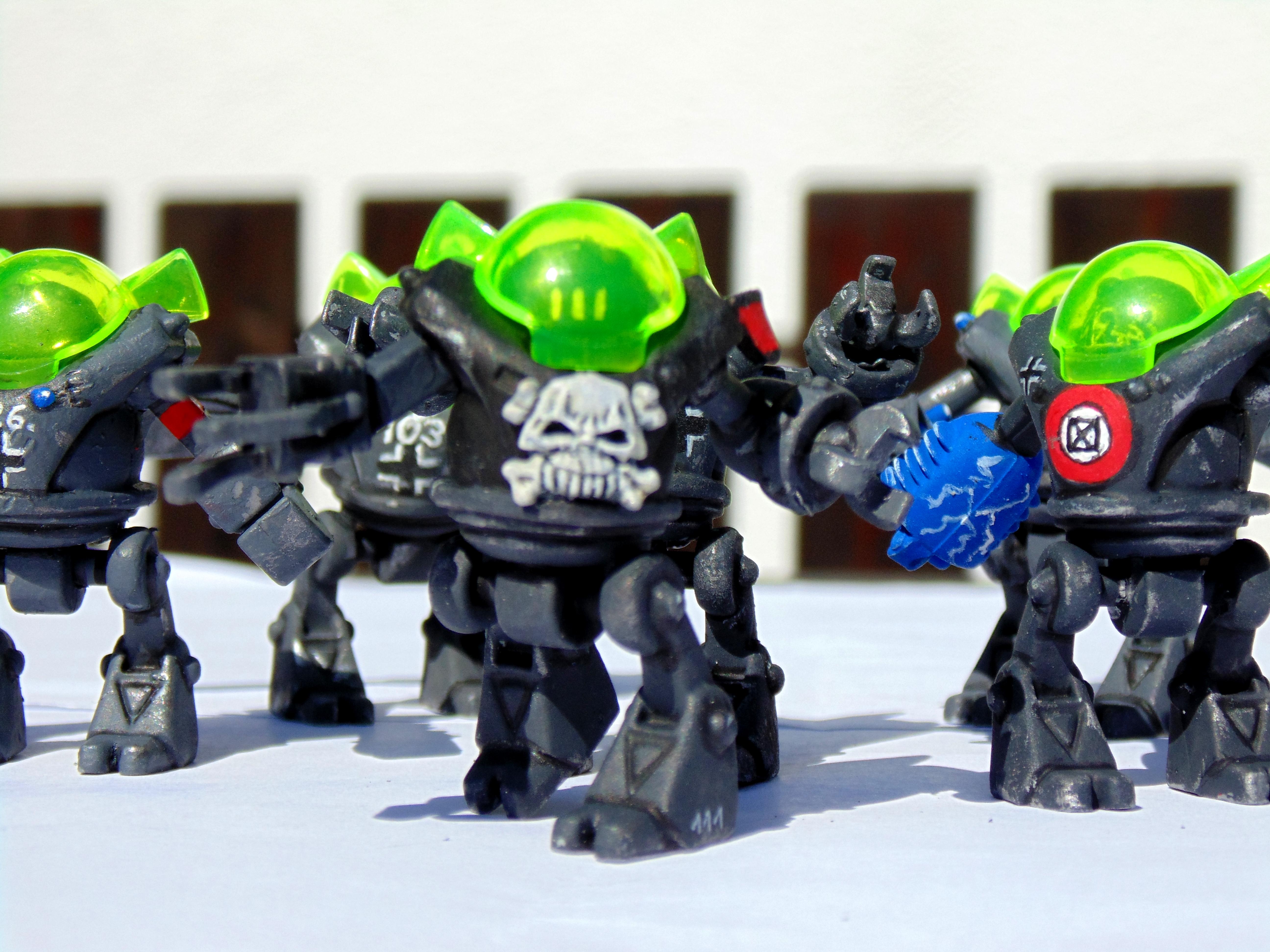 &uuml;-ei, America, Army, Comparison, Conversion, Dreadnought, Dust, Germans, Japanese, Military, Robot, Russians, Size, Tactics, Walker, Work In Progress, World War 2