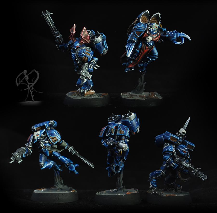 Chaos, Chaos Space Marines, Forge World, Night Lords, Non-Metallic Metal, Raptors
