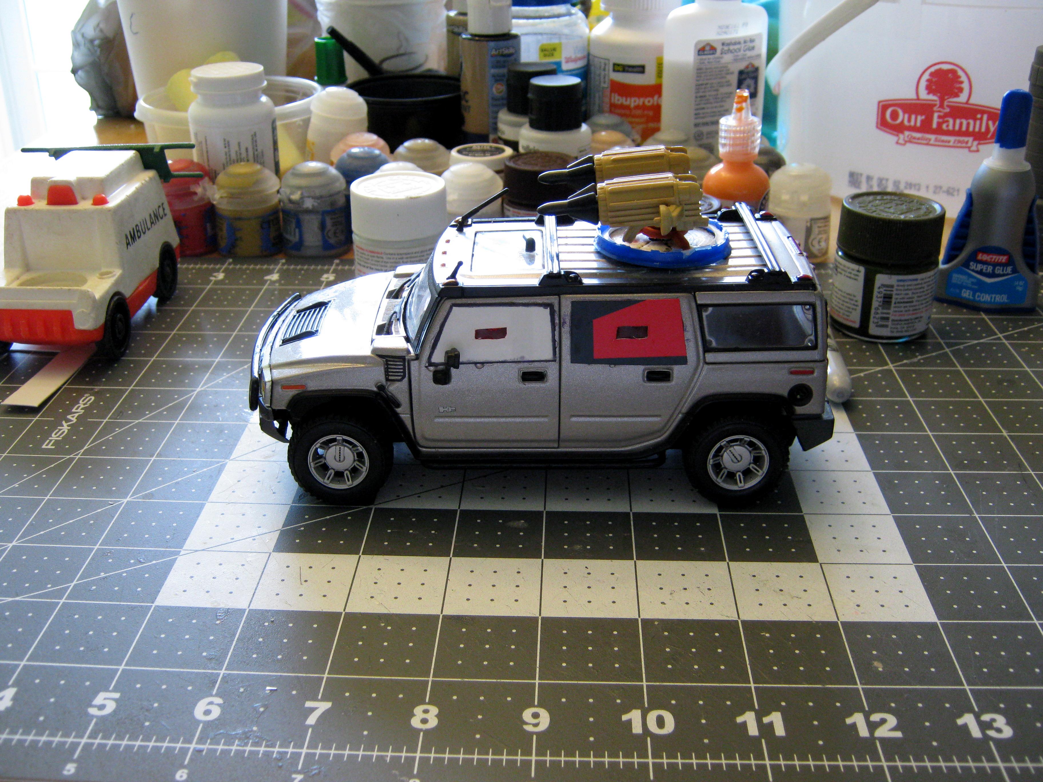 Conversion, Counts As, Die-cast, H2, Hummer, Humvee, Imperial, Transport, Truck