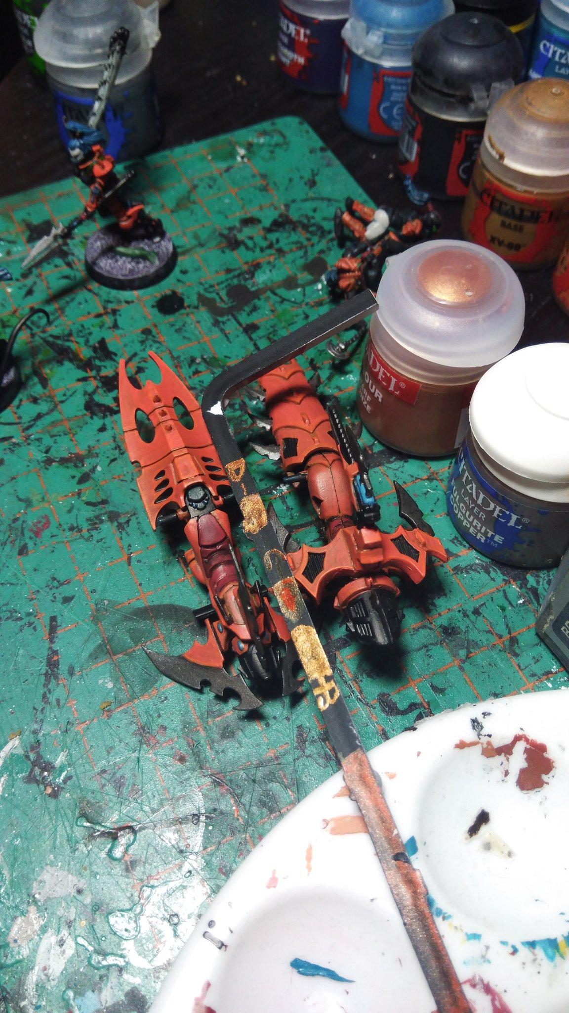 Dark Eldar, Reaver Jetbikes, Work In Progress, Works In Progress, Wyches