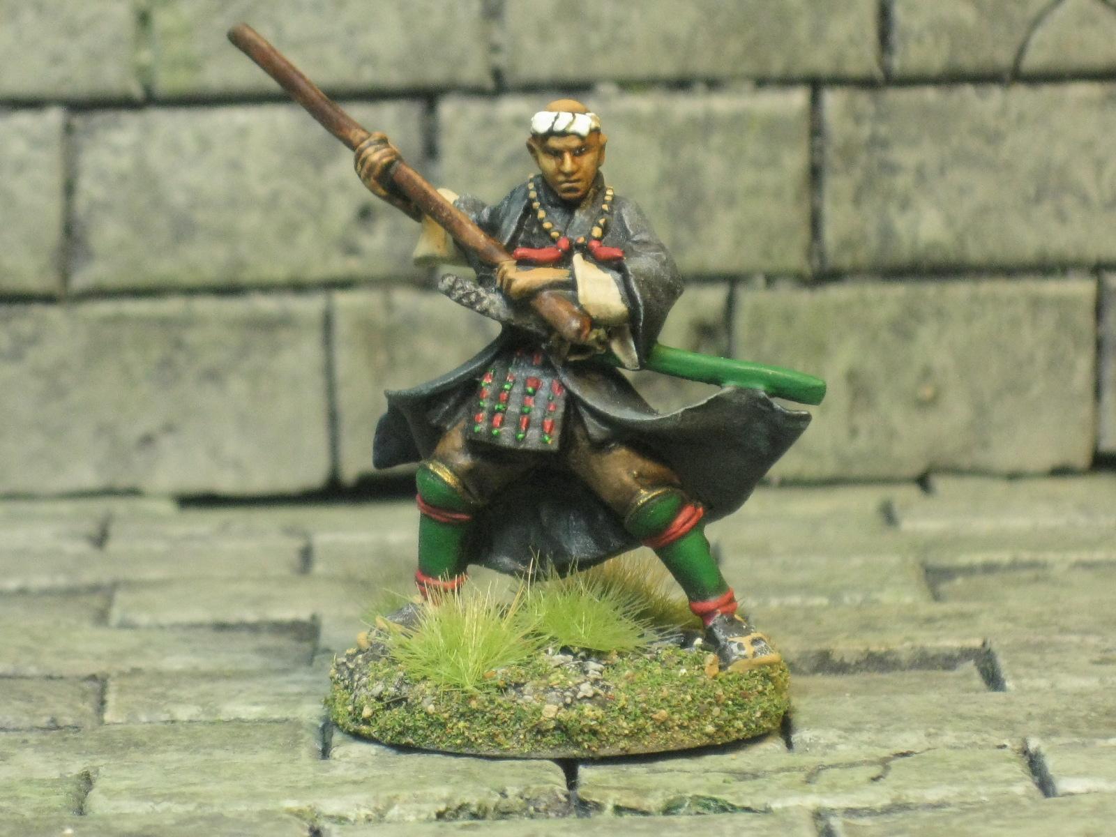 Samurai, Staff Fighter, Warrior Monk