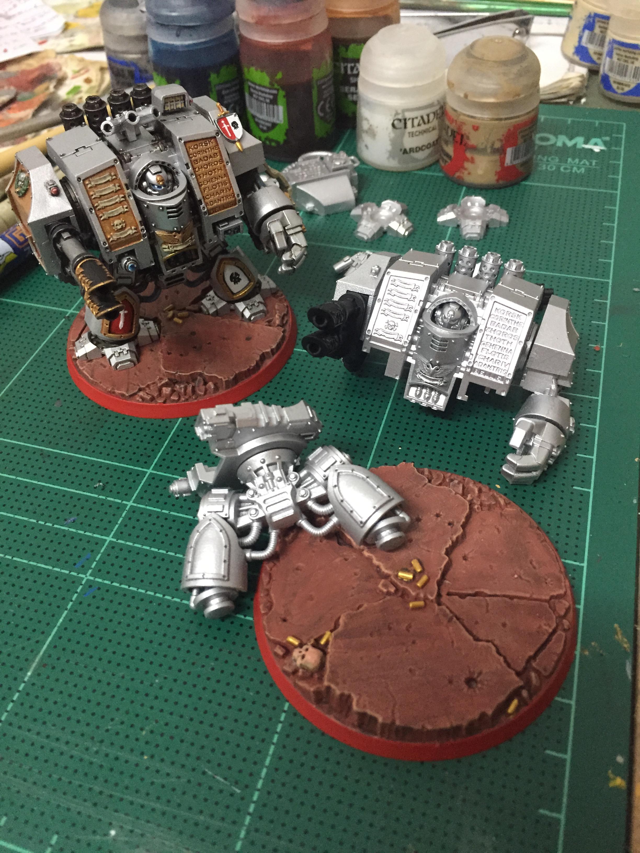 Dreadnought, Grey Knights, Magnet, Venerable, Work In Progress