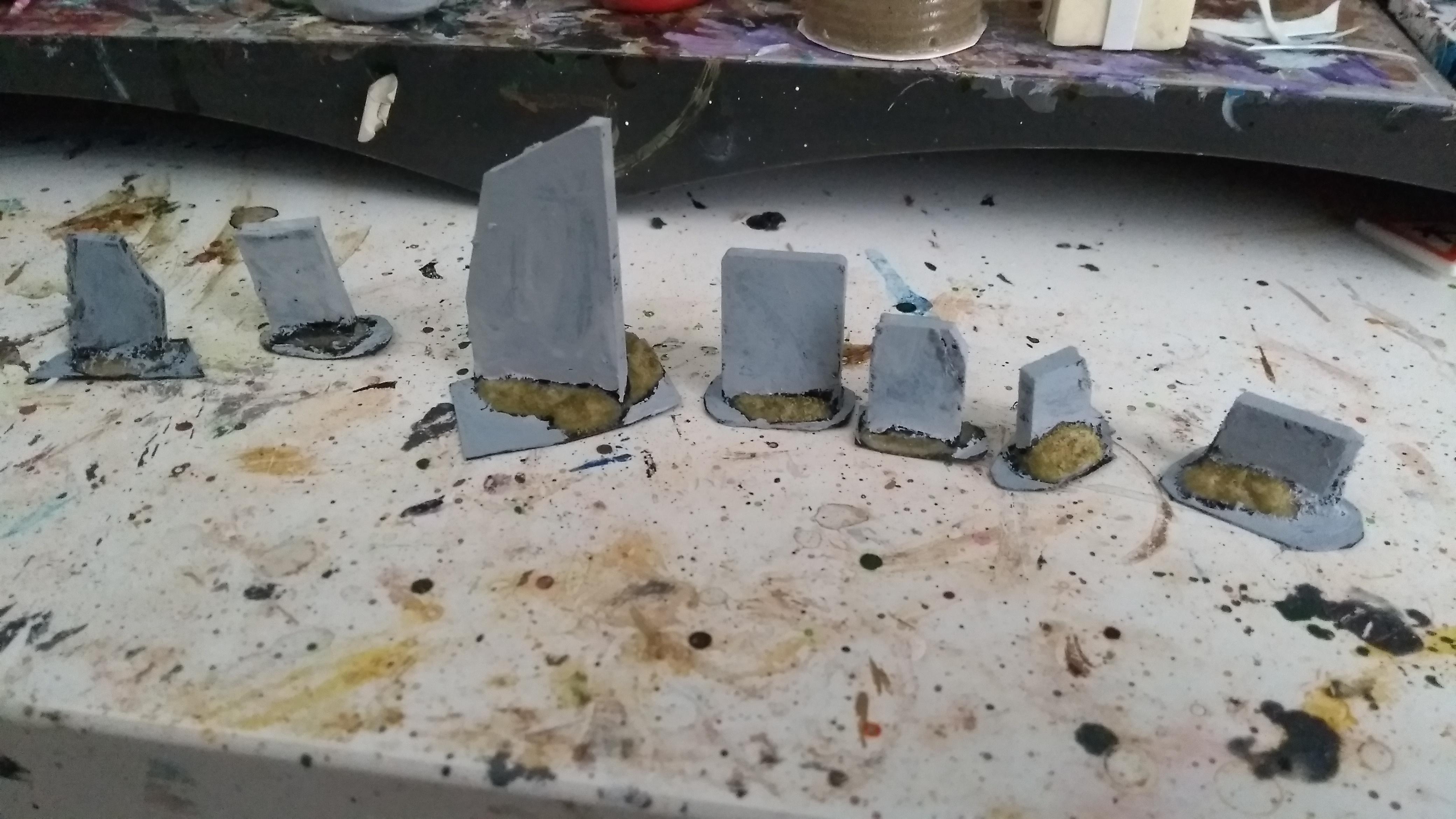 Terrain, Gravestones WIP