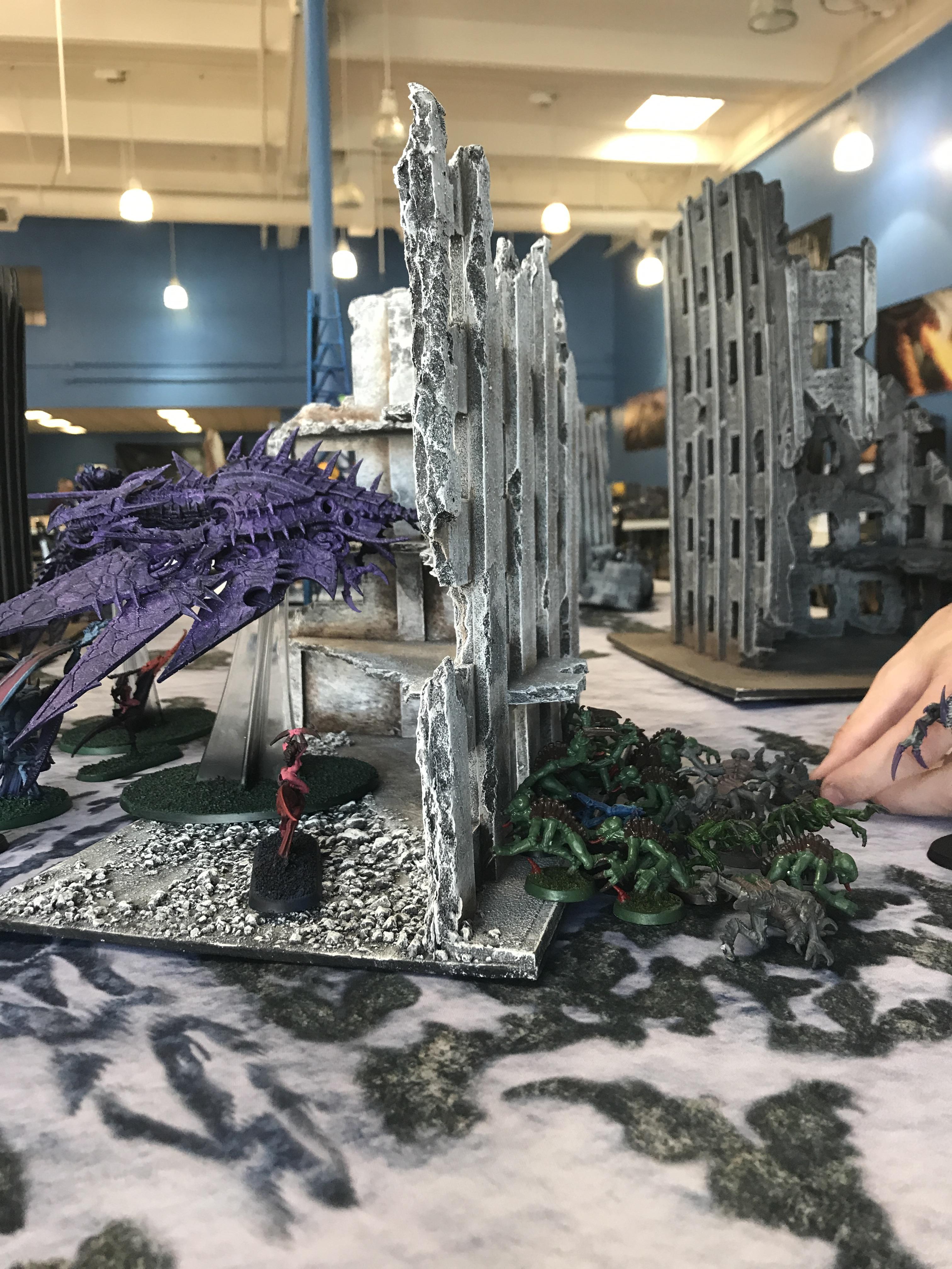 His main reserve unit ambushed but was taken out by obliterators 