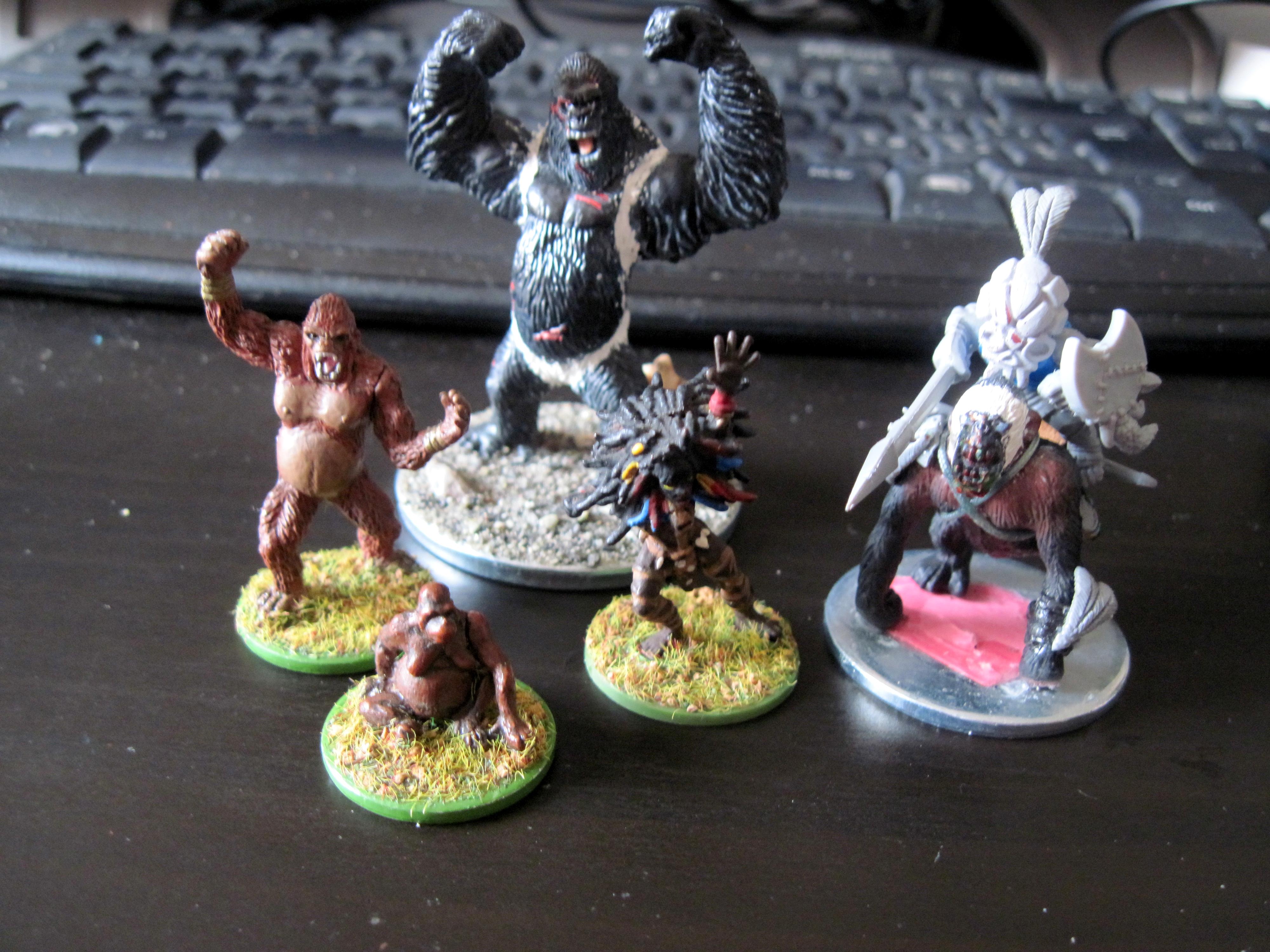 Amazon, Conversion, Goblins, Gorilla, Heroclix, Jungle, Pygmy, Toy
