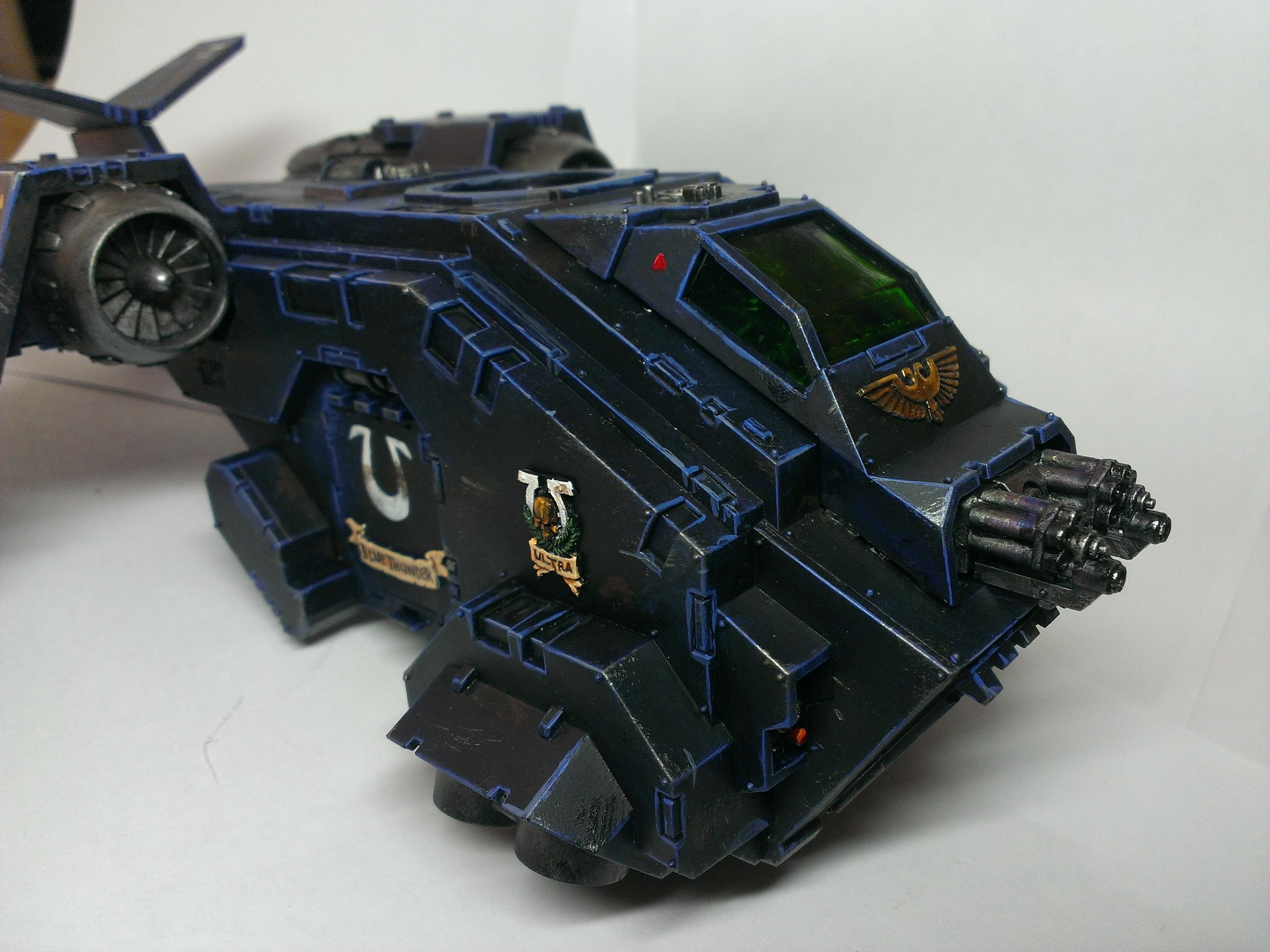 Conversion, Freehand, Neeeeeeoowwwmmmdakkadakkadakka, Space Marines, Stormraven, Ultramarines
