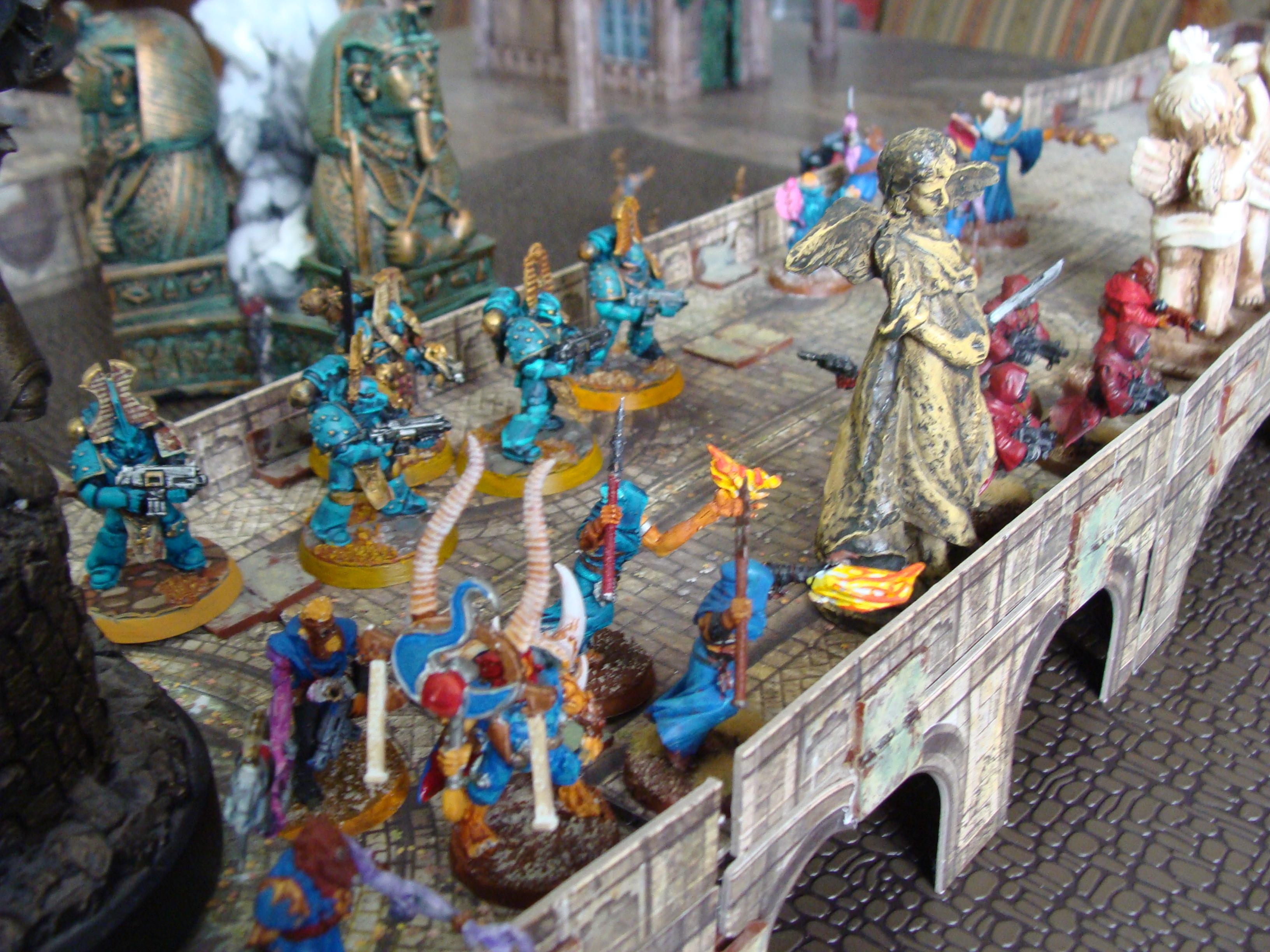 Adeptus Custodes, Adeptus Ministorium, Battle Report, Chaos, Tzeentch