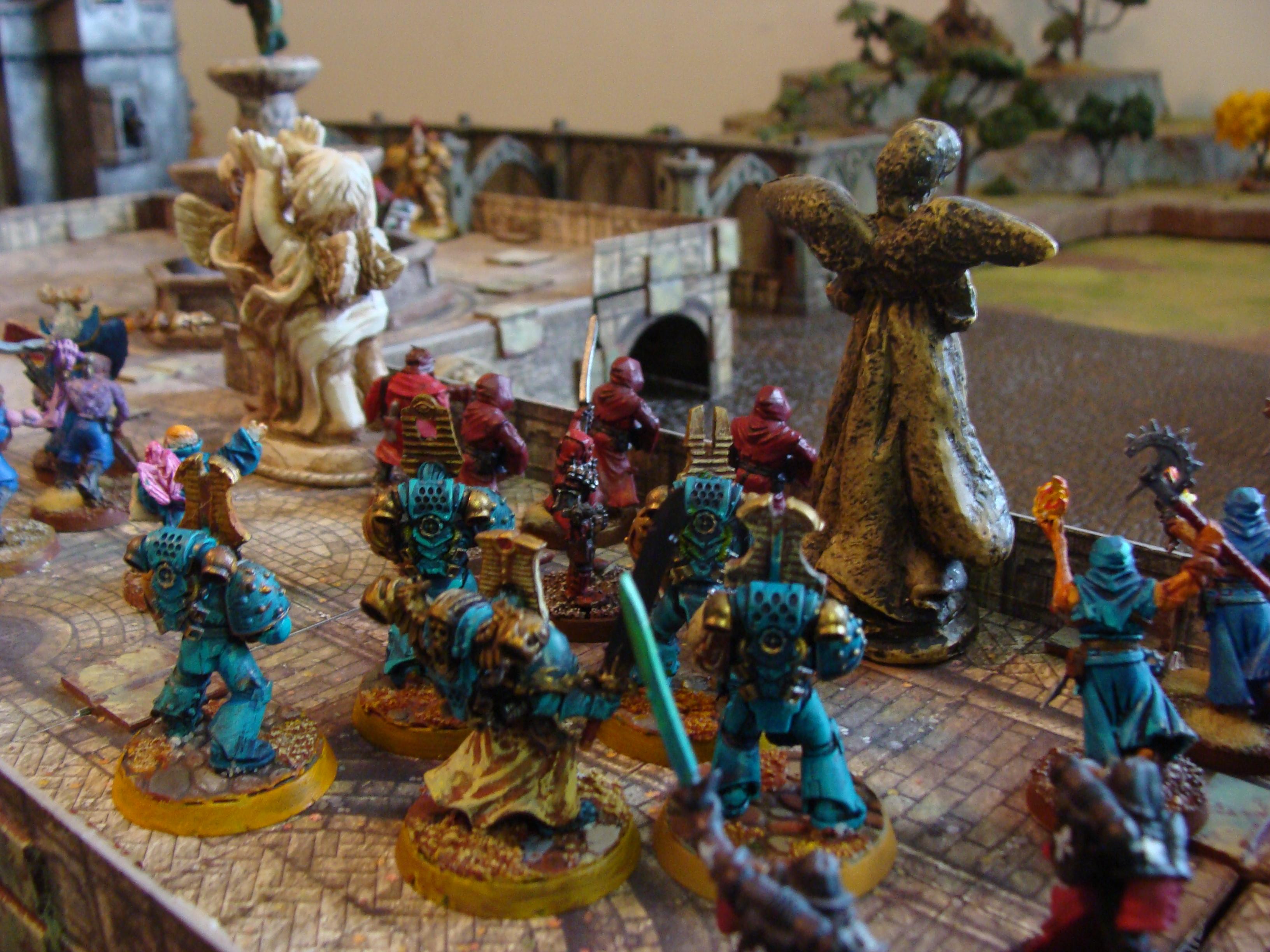 Adeptus Custodes, Adeptus Ministorium, Battle Report, Chaos, Tzeentch