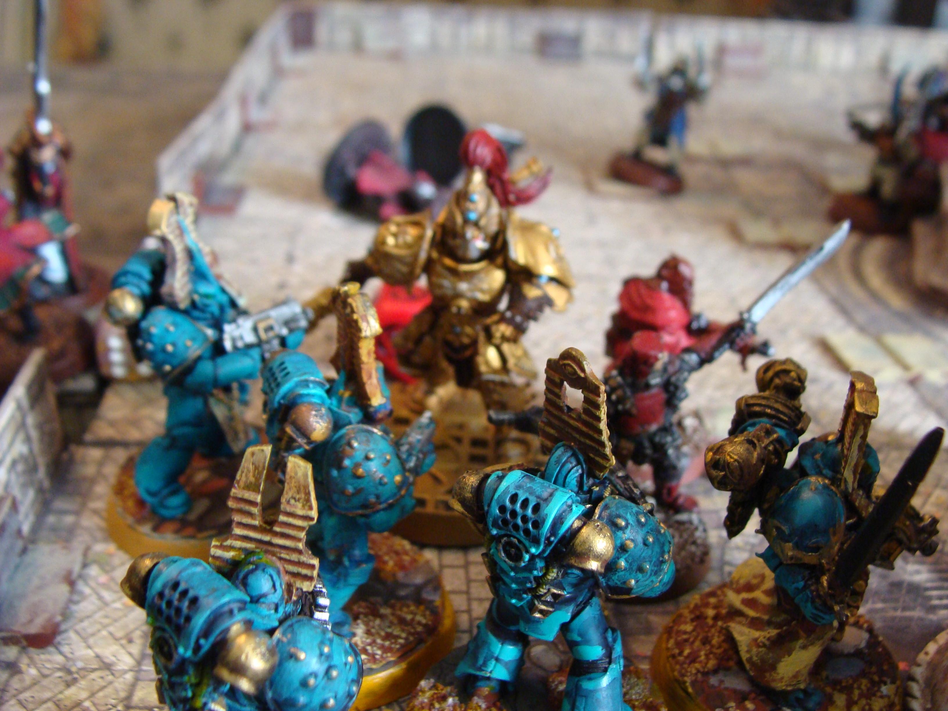 Adeptus Custodes, Adeptus Ministorium, Battle Report, Chaos, Tzeentch