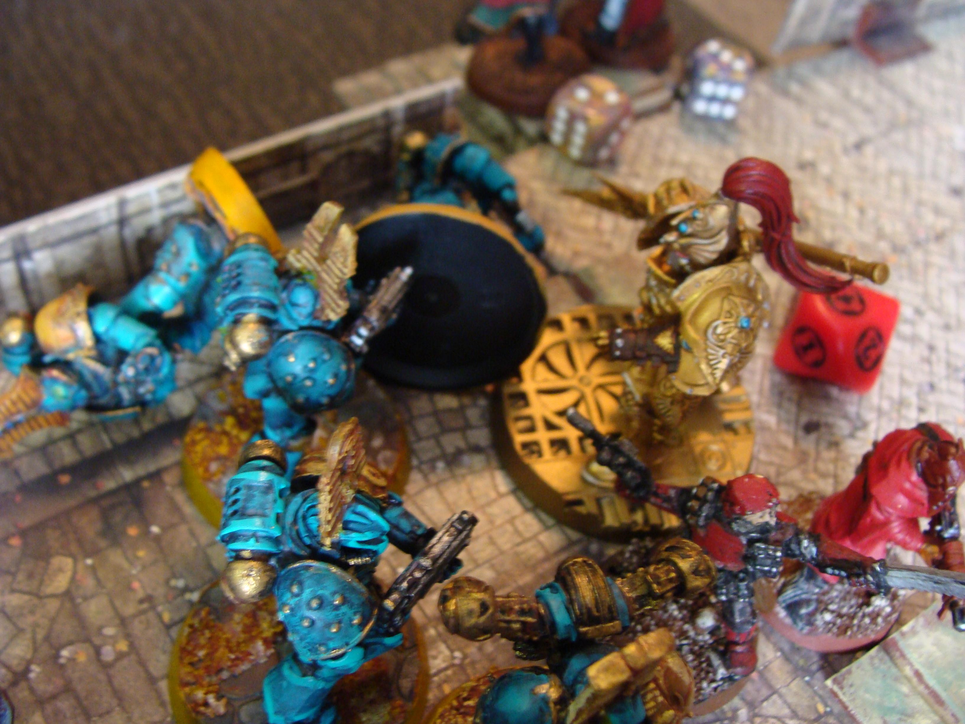 Adeptus Custodes, Adeptus Ministorium, Battle Report, Chaos, Tzeentch