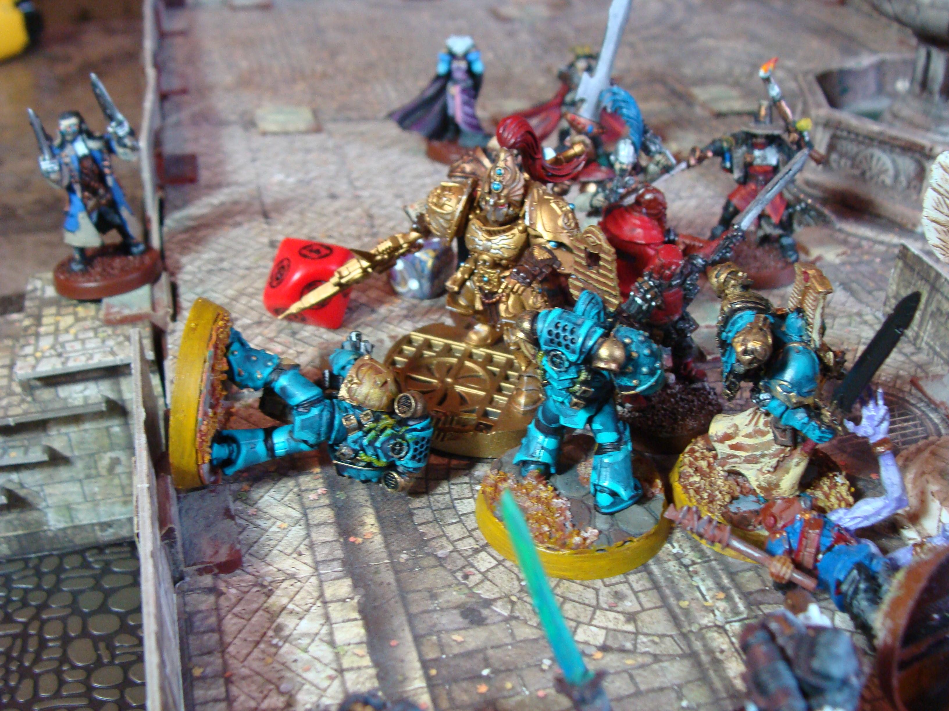 Adeptus Custodes, Adeptus Ministorium, Battle Report, Chaos, Tzeentch