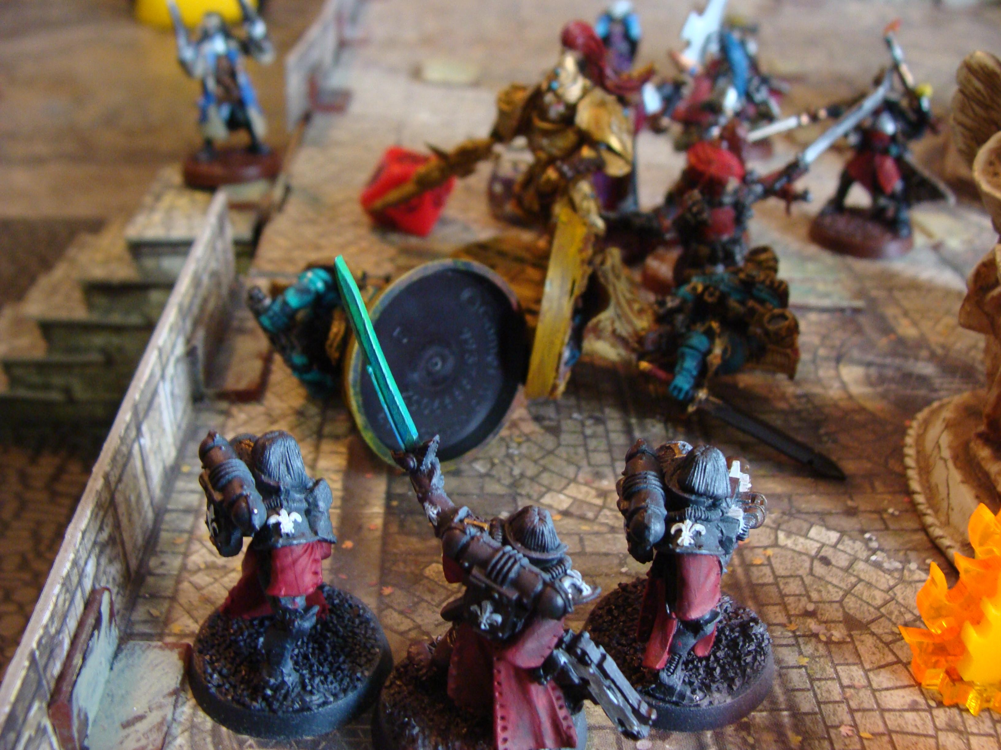 Adeptus Custodes, Adeptus Ministorium, Battle Report, Chaos, Tzeentch