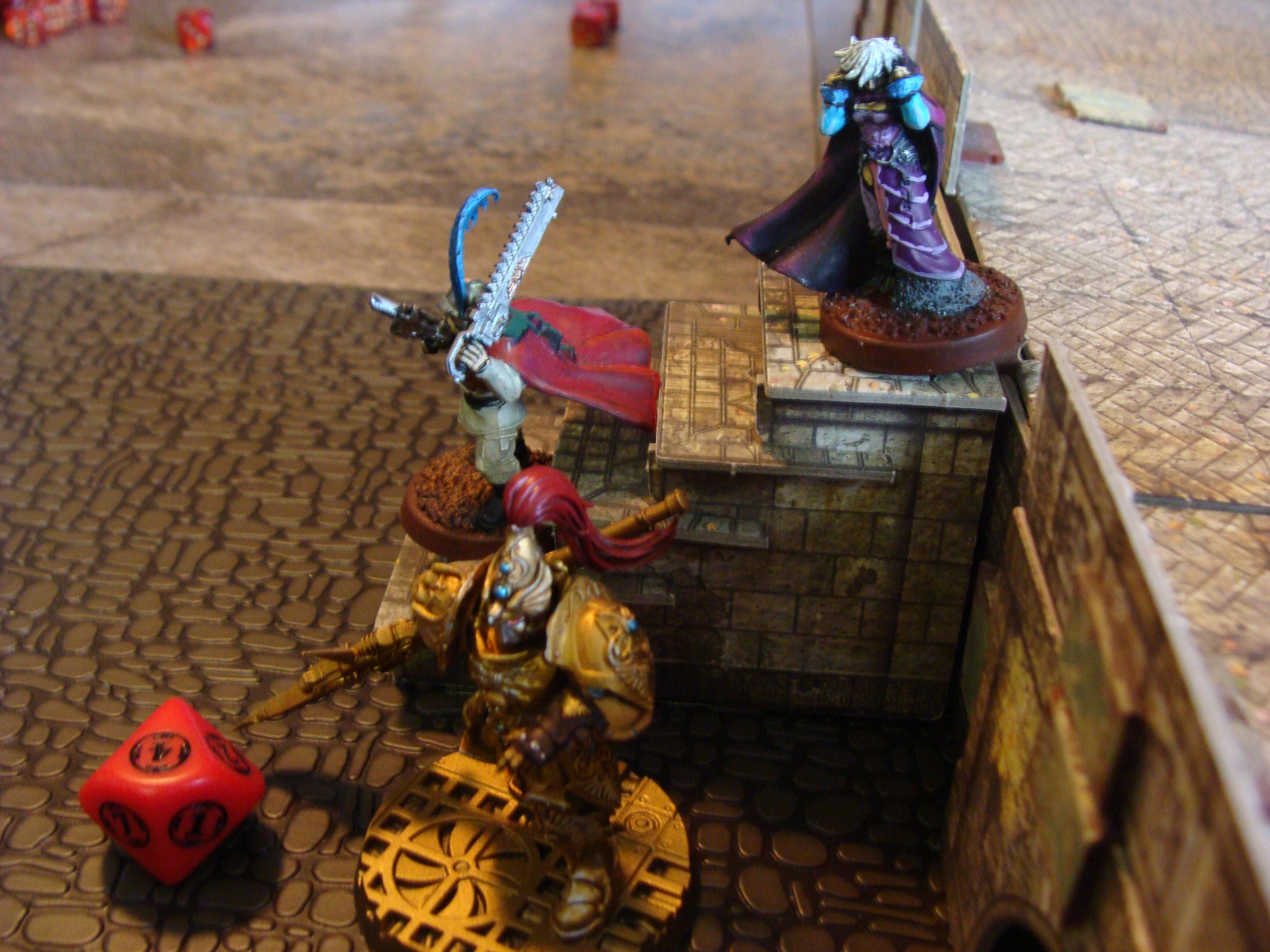 Adeptus Custodes, Adeptus Ministorium, Battle Report, Chaos, Tzeentch