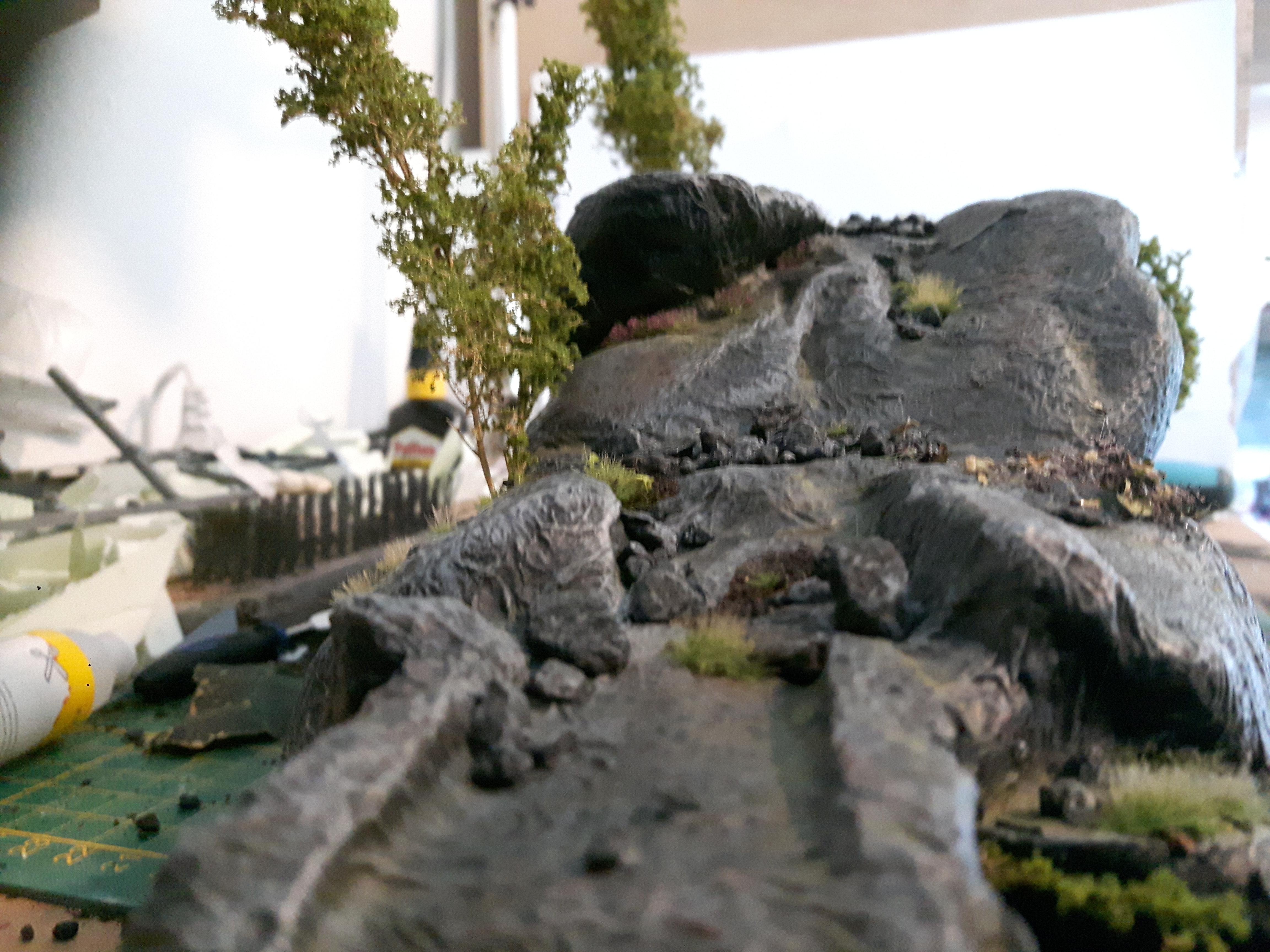 Rocks as seen from the city