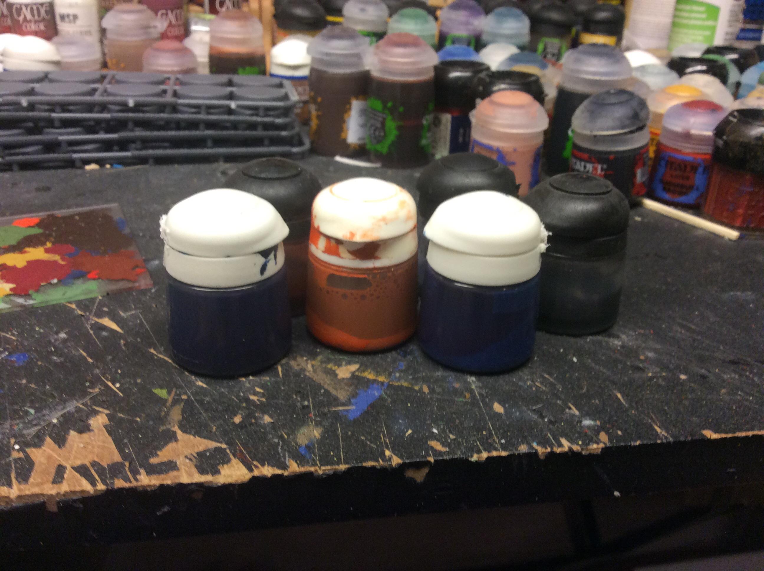 Paint pots
