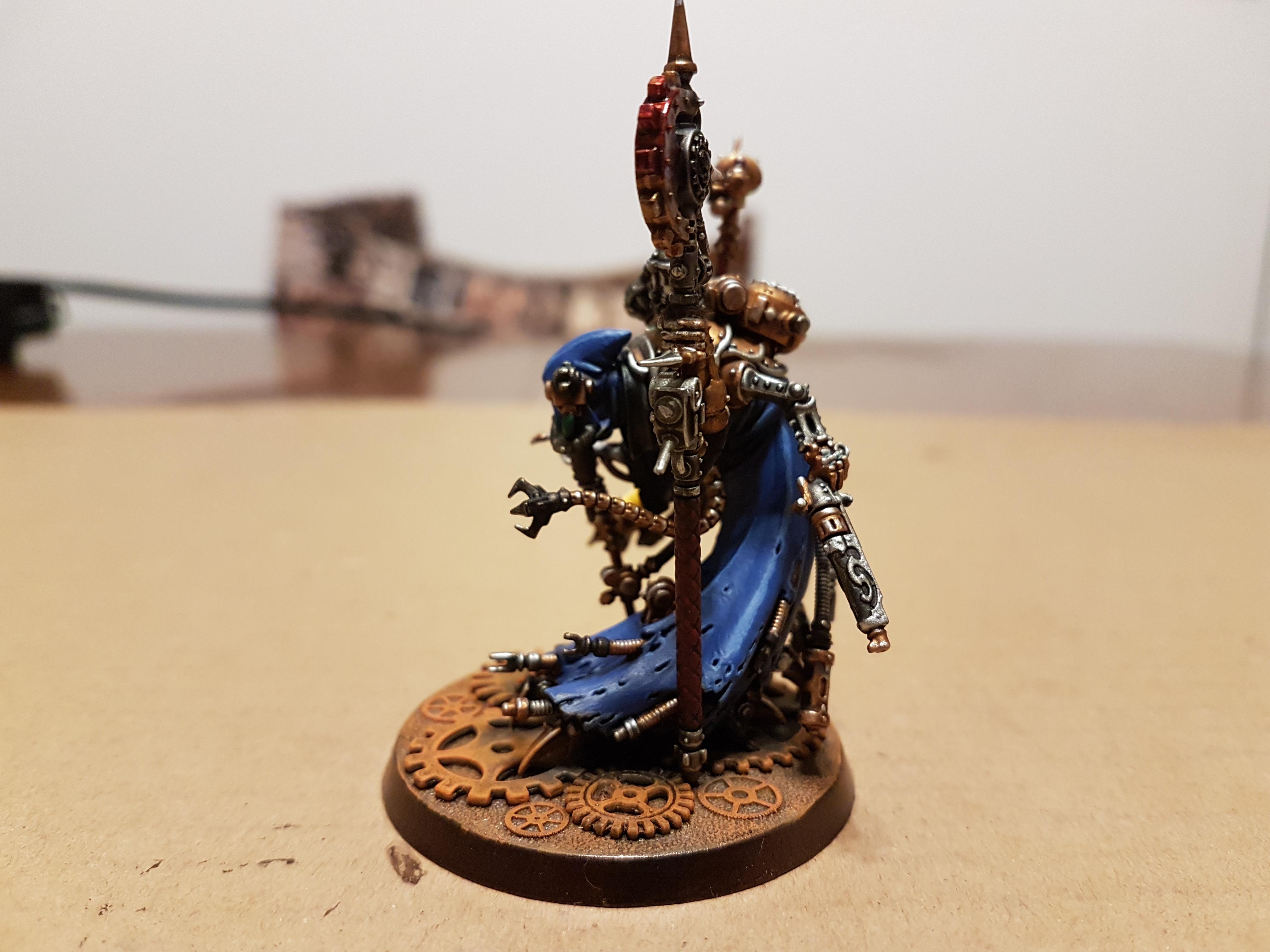Blue, Dominus, Eradication Ray, Gold, Konor, Omnissian Axe, Phosphor Serpenta, Priest, Rust, Servo Skull, Tech, Tech-priest, Tech-priest Dominus