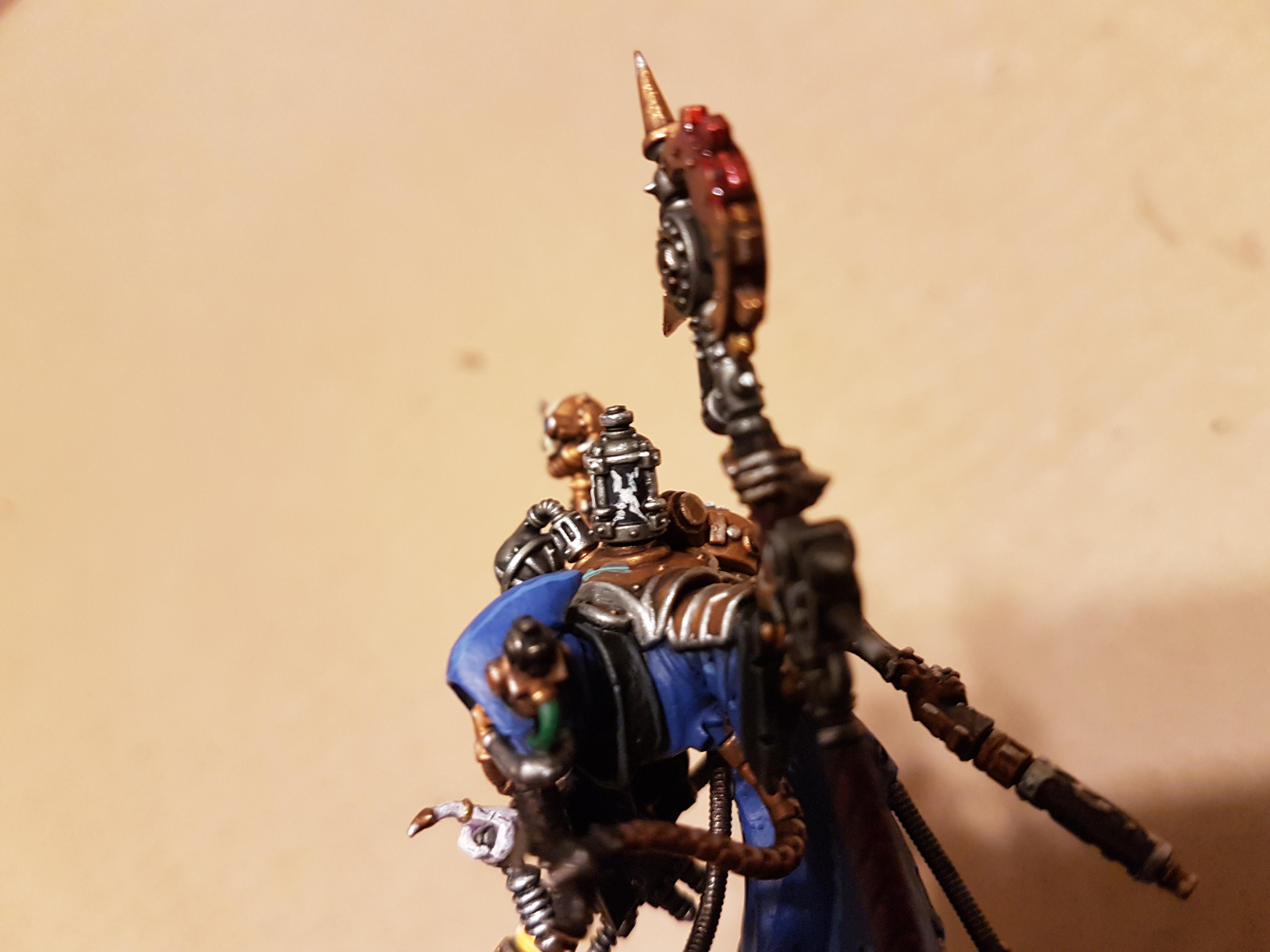 Blue, Dominus, Eradication Ray, Gold, Konor, Omnissian Axe, Phosphor Serpenta, Priest, Rust, Servo Skull, Tech, Tech-priest, Tech-priest Dominus