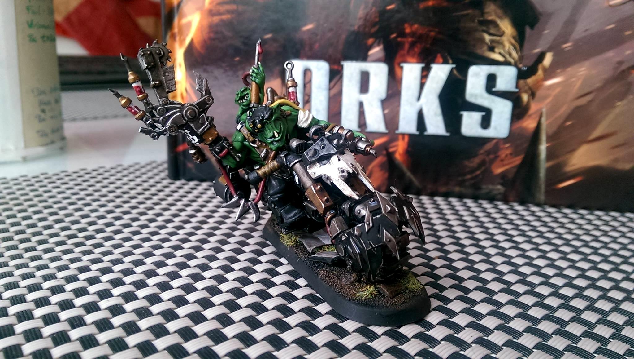 Orks, Painboy, Warbike, Warhammer 40,000