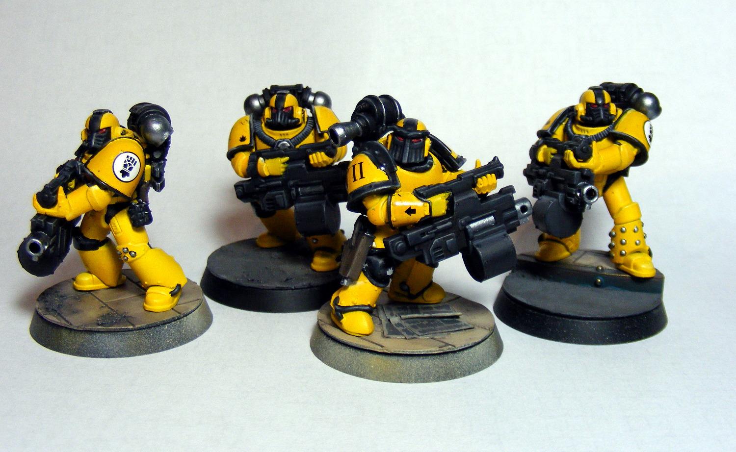 4 Imperial Fists Heavy bolters