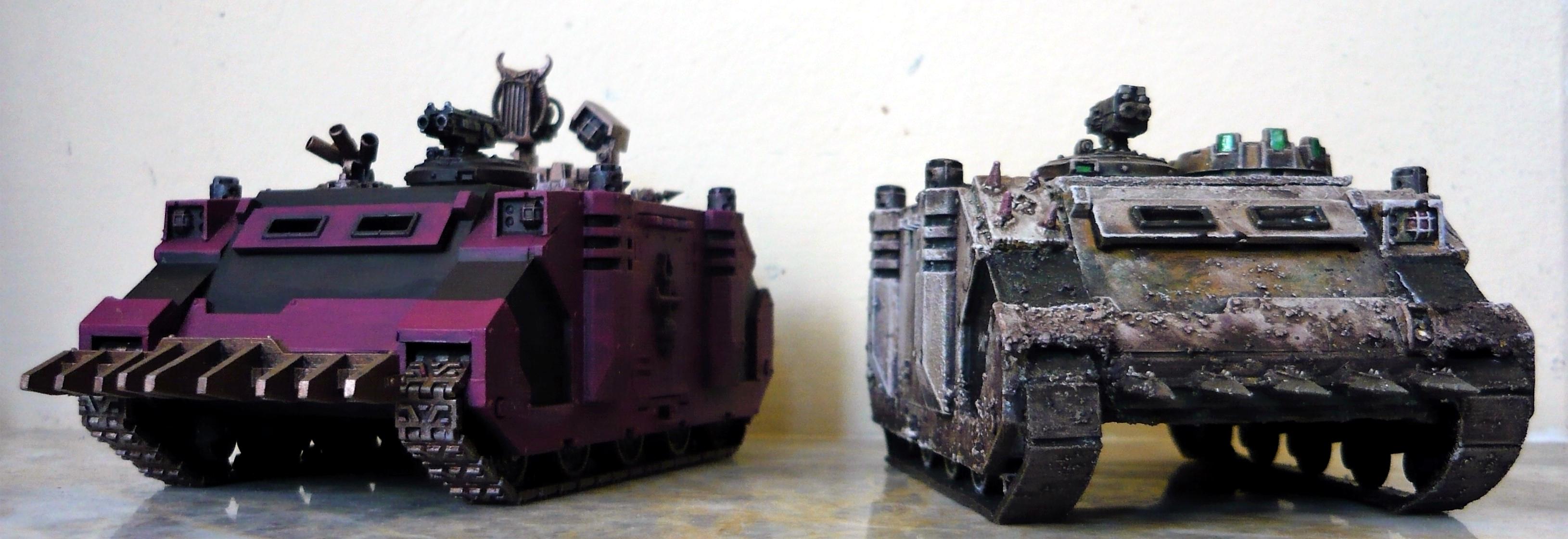 Chaos Space Marine Rhinos