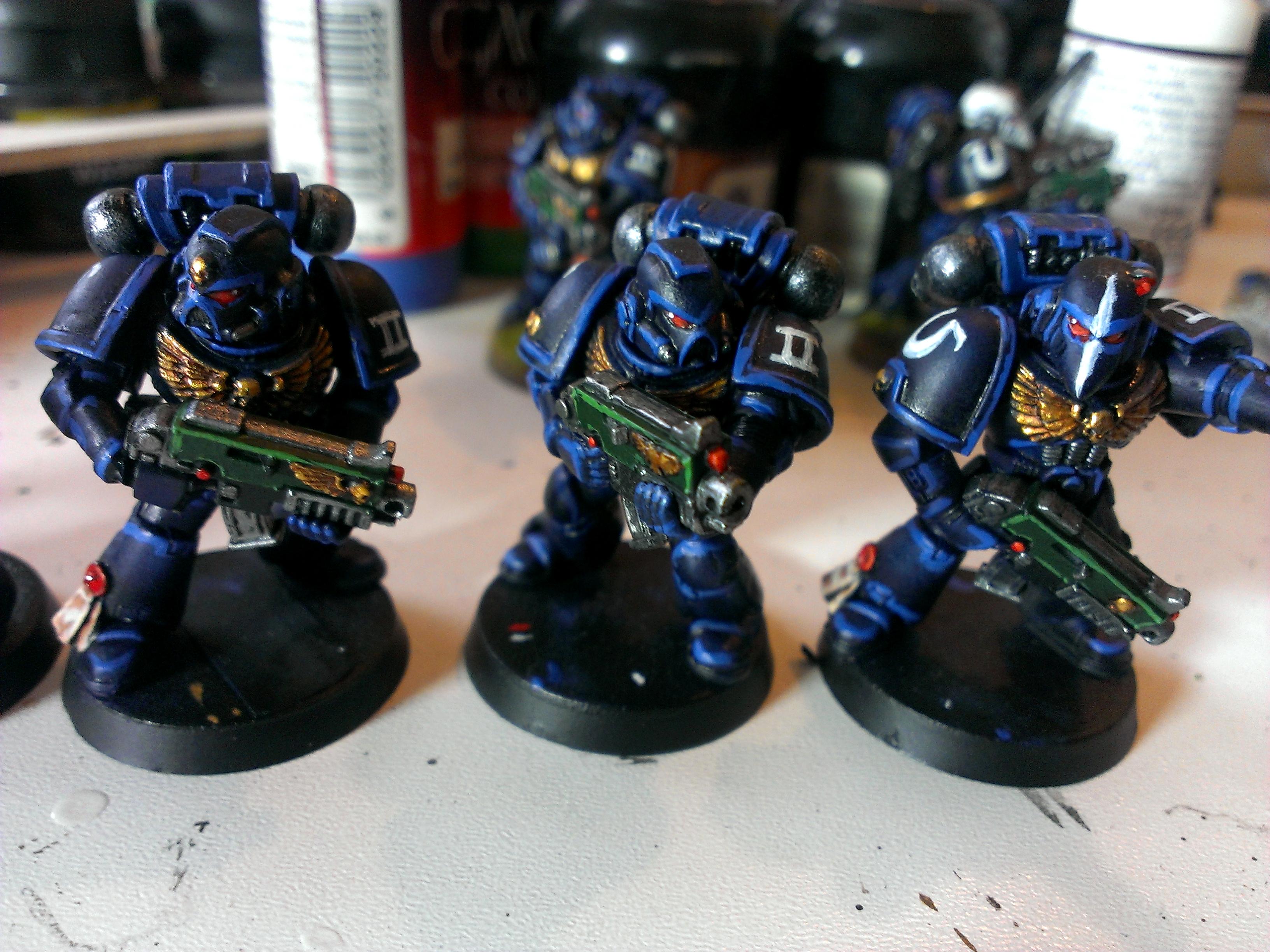 Space Marines, Tactical, Ultramarines, Work In Progress