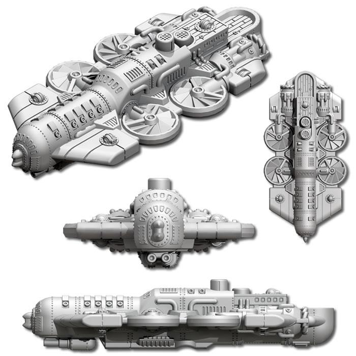 Airship, Dystopian Legions, Dystopian Wars, Helicarrier, Japanese, Out Of Production, Spartan Games, Steampunk