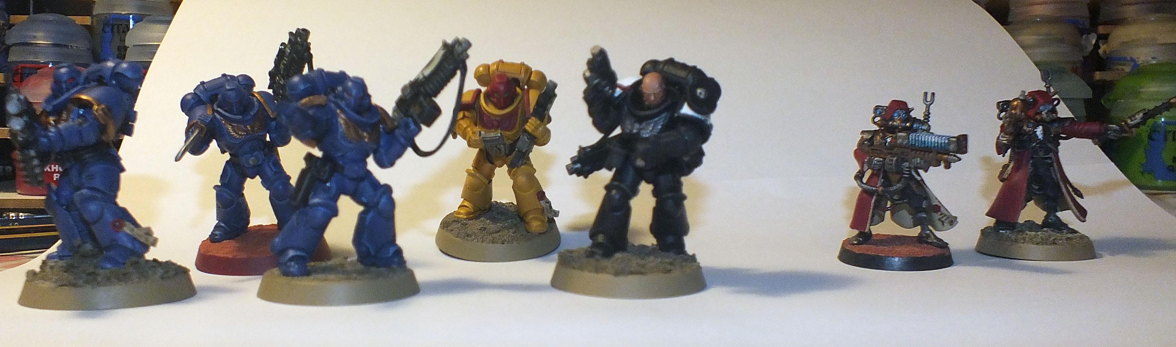 Adeptus Mechanicus, Admec, Imperial Fists, Primaris, Ultramarines