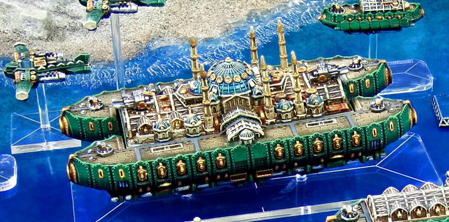 Airship, Copyright Spartan, Dystopian Legions, Dystopian Wars, Ottoman, Out Of Production, Palace, Spartan Games, Steampunk
