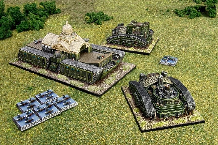Copyright Spartan, Dystopian Legions, Dystopian Wars, Out Of Production, Spartan Games, Steampunk