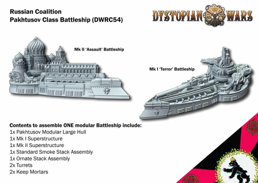 Battleship, Copyright Spartan, Dystopian Legions, Dystopian Wars, Out Of Production, Russians, Spartan Games, Steampunk