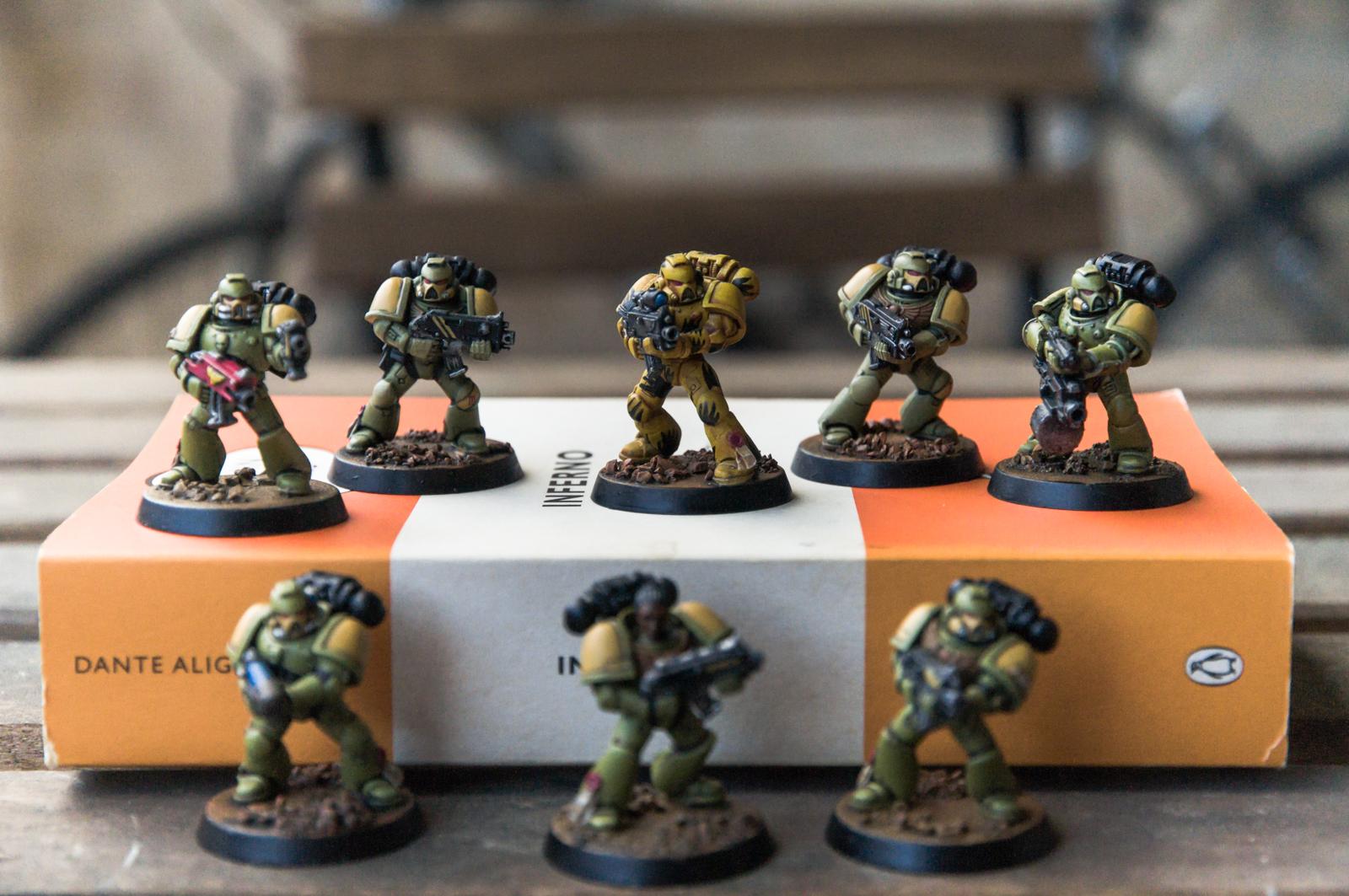 Camouflage, Heavy Bolter, Mantis Warriors, Plasma Guns, Space Marines, Tactical Squad, Tranquillity, Veteran Sergeant