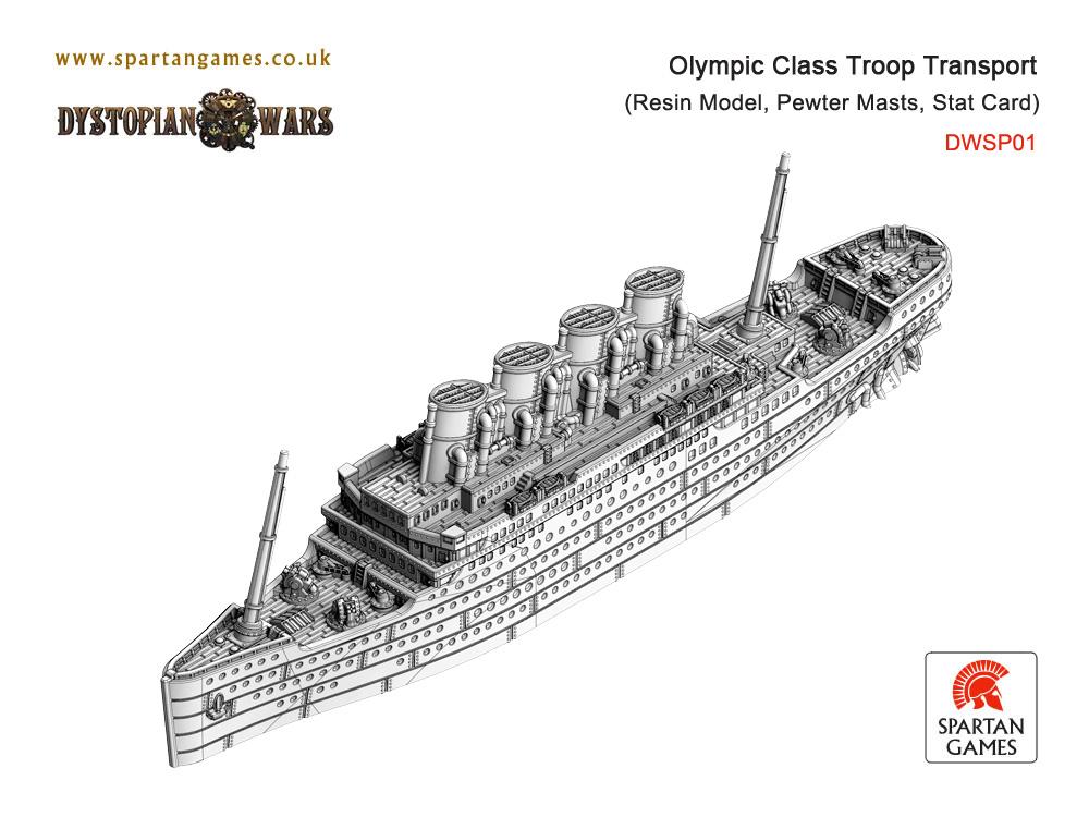 Civilian, Copyright Spartan, Dystopian Legions, Dystopian Wars, Out Of Production, Spartan Games, Steampunk, Titantic